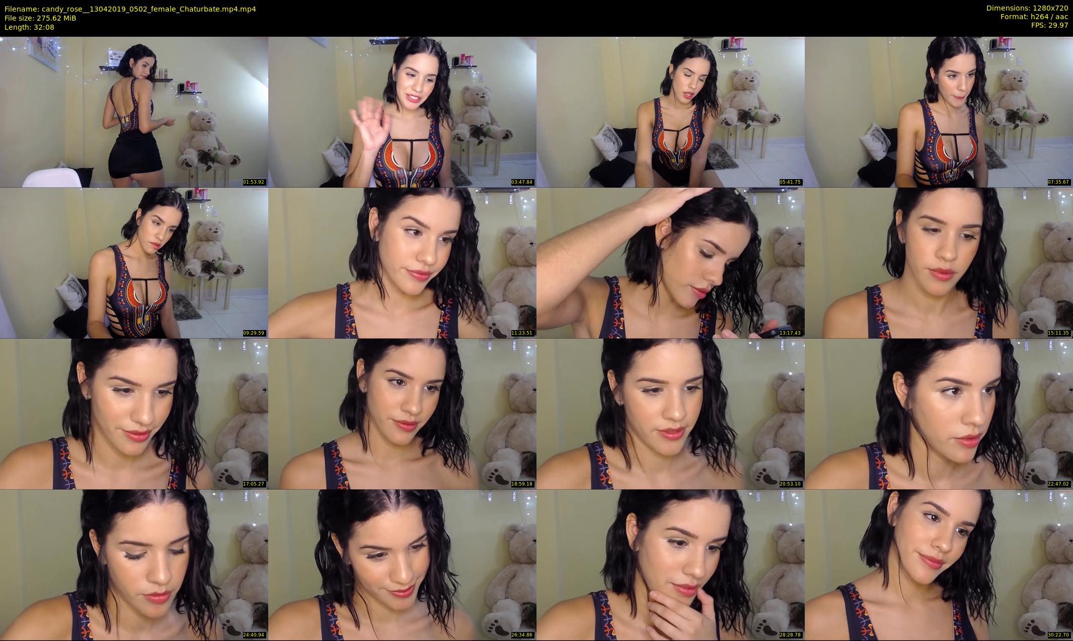 candy_rose_ — 33 minute Chaturbate female cam show recording, 720p, Apr 13, 2019