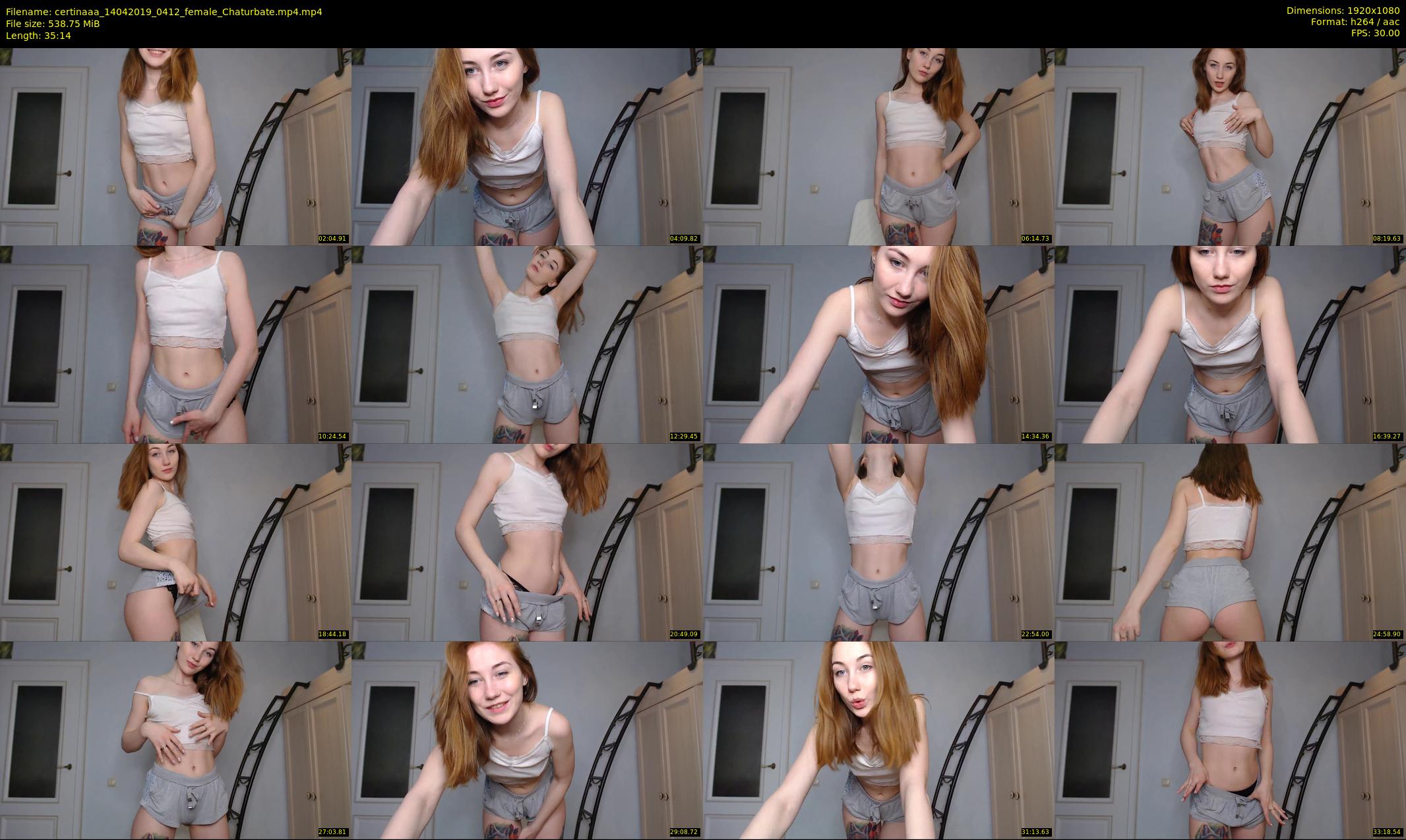 certinaaa — 36 minute Chaturbate female cam show recording, 1080p, Apr 14, 2019