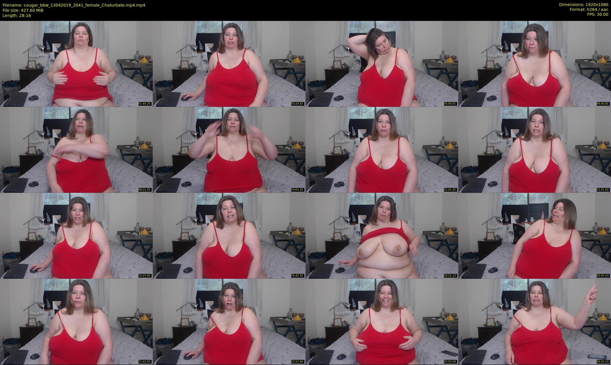 cougar_bbw — 29 minute Chaturbate female cam show recording, 1080p, Apr 13, 2019