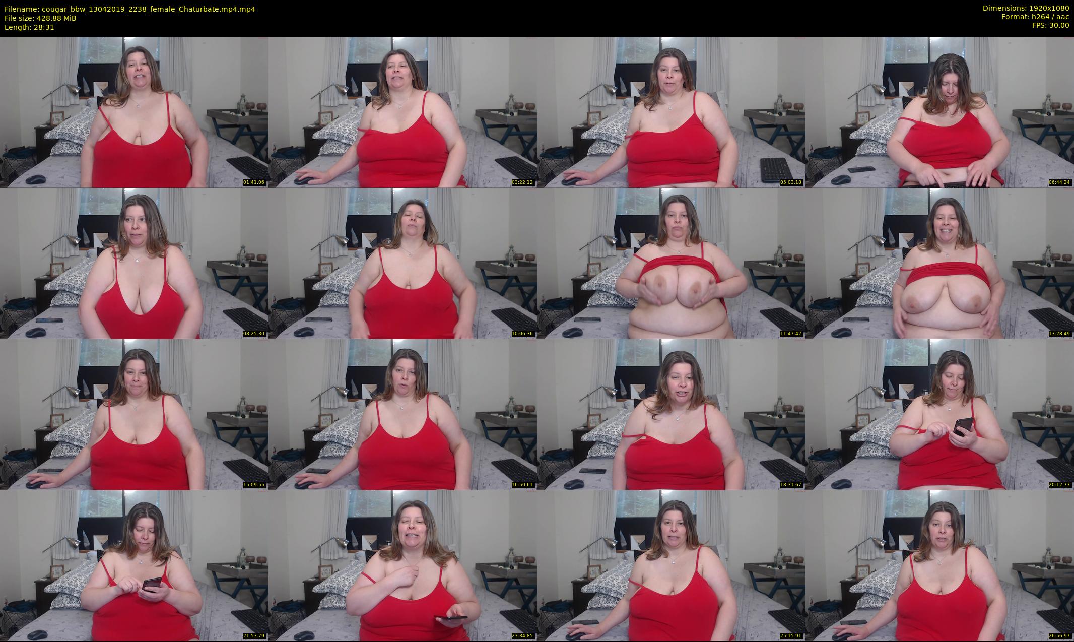 cougar_bbw — 29 minute Chaturbate female cam show recording, 1080p, Apr 13, 2019