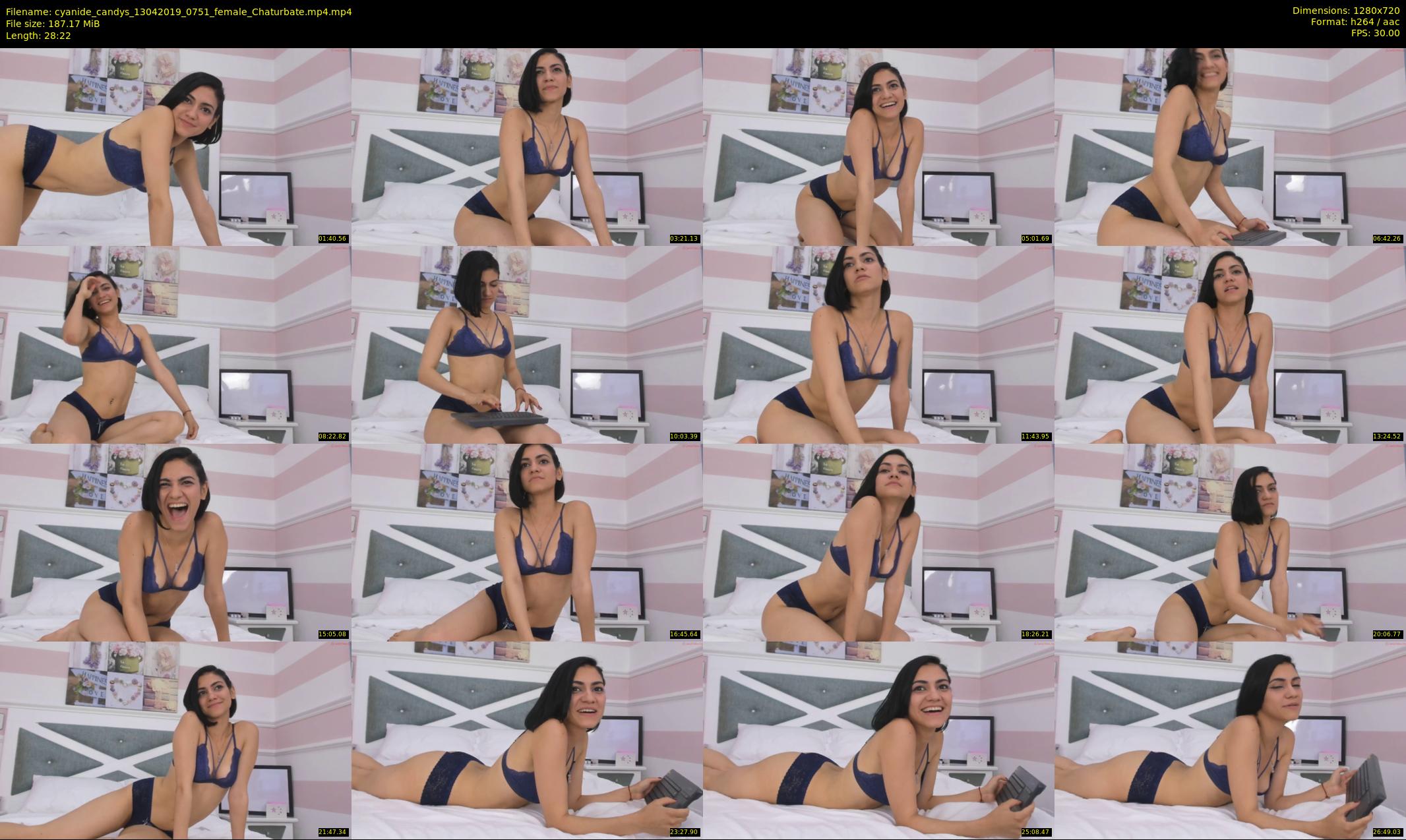 cyanide_candys — 29 minute Chaturbate female cam show recording, 720p, Apr 13, 2019