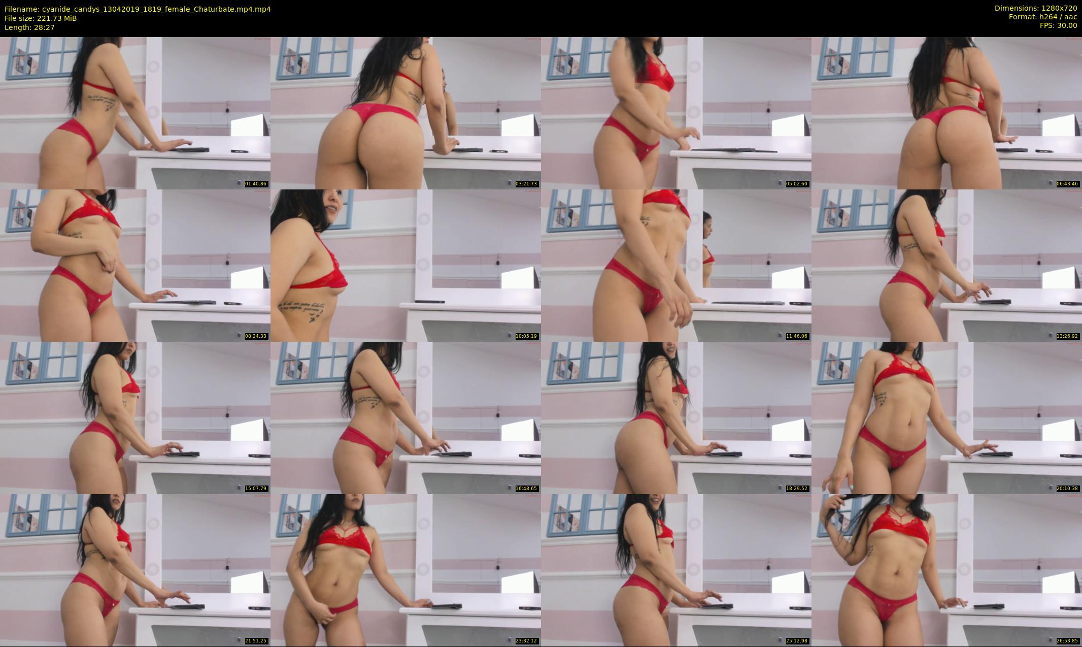 cyanide_candys — 29 minute Chaturbate female cam show recording, 720p, Apr 13, 2019