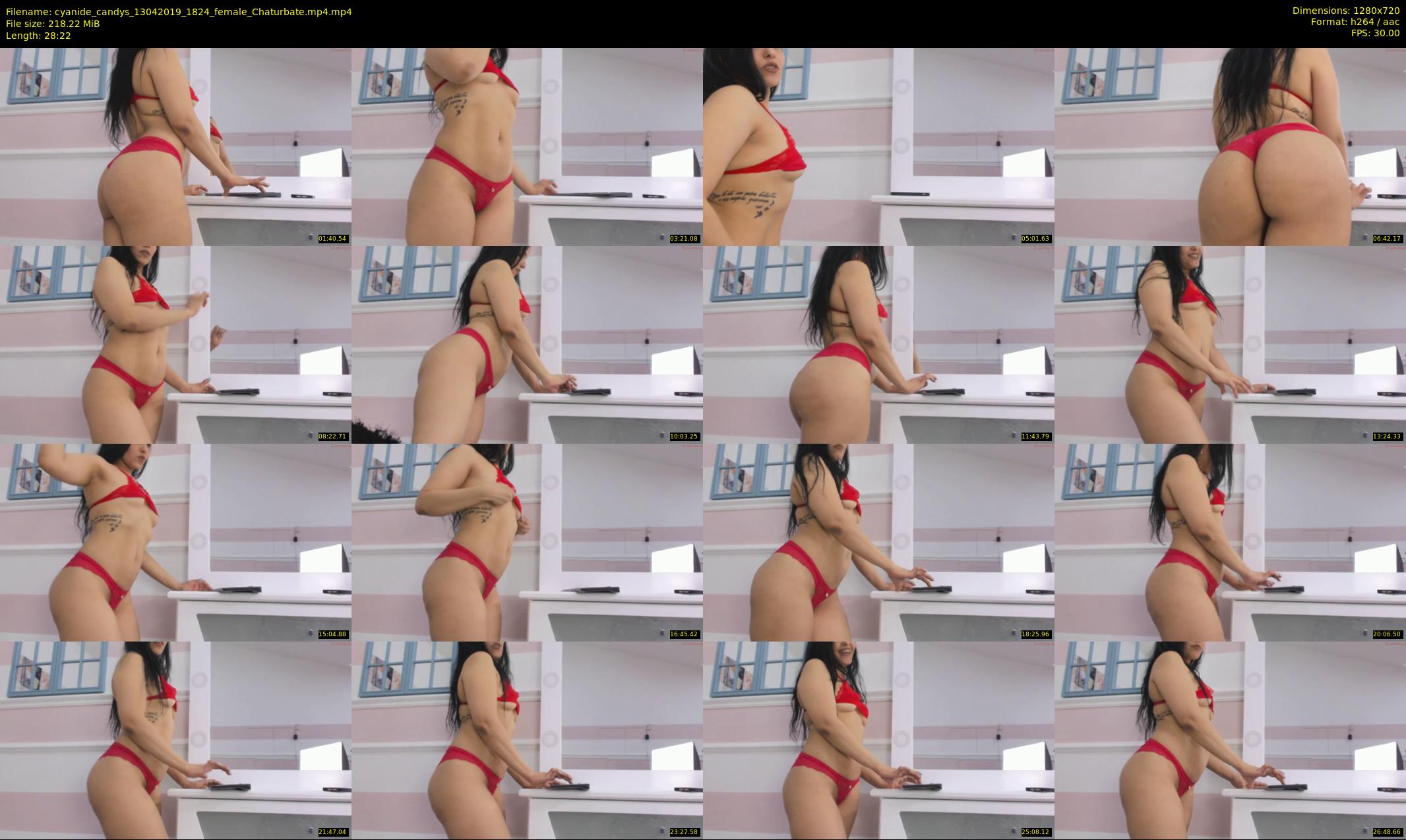 cyanide_candys — 29 minute Chaturbate female cam show recording, 720p, Apr 13, 2019