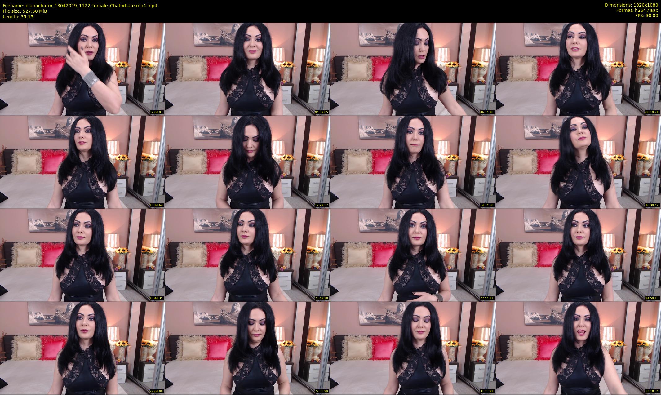 dianacharm — 36 minute Chaturbate female cam show recording, 1080p, Apr 13, 2019