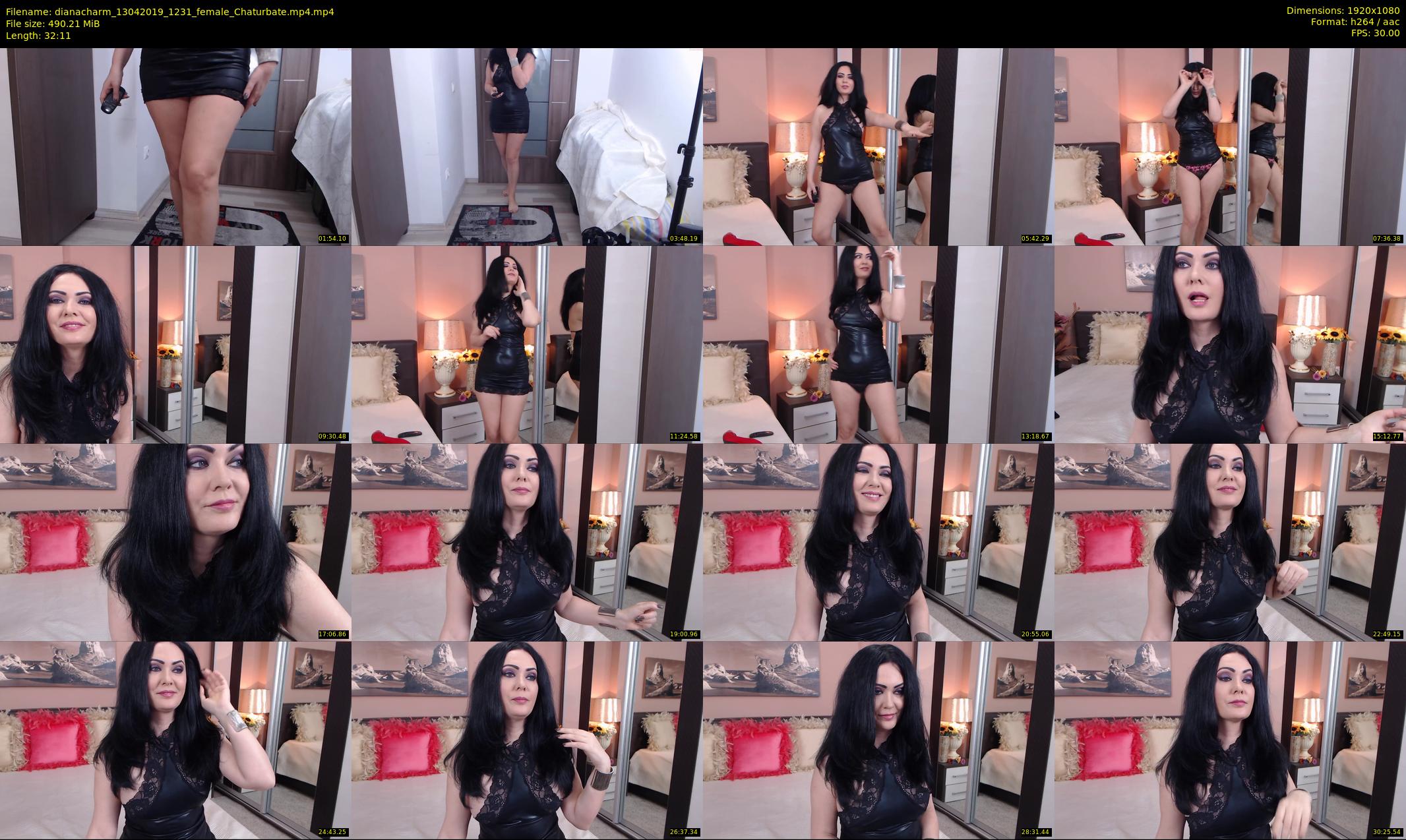 dianacharm — 33 minute Chaturbate female cam show recording, 1080p, Apr 13, 2019