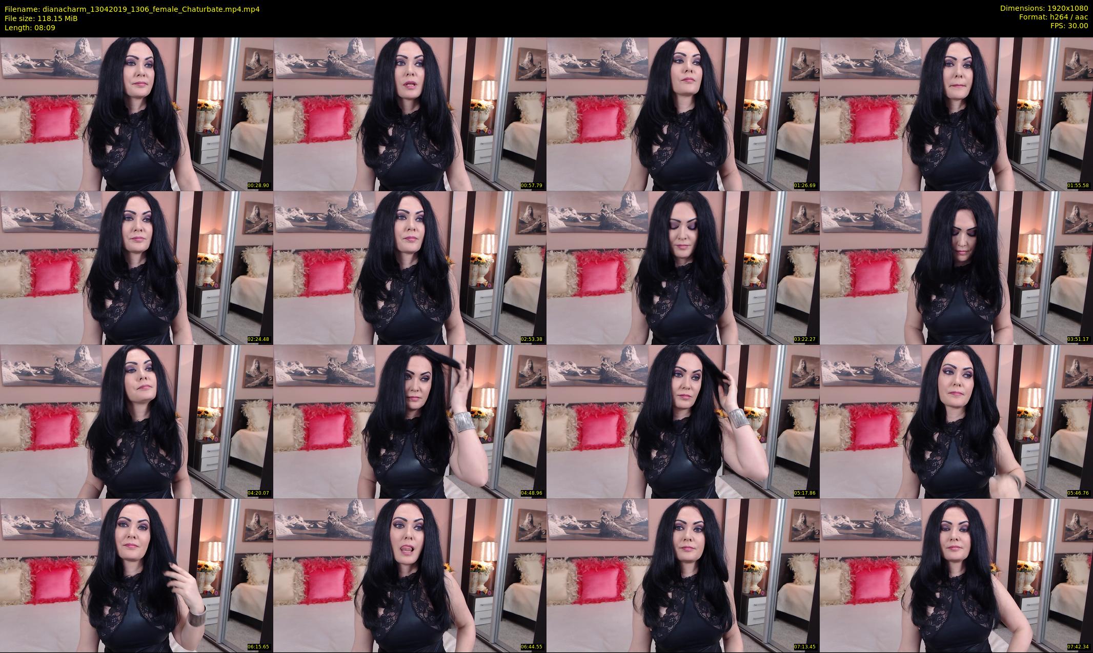 dianacharm — 9 minute Chaturbate female cam show recording, 1080p, Apr 13, 2019