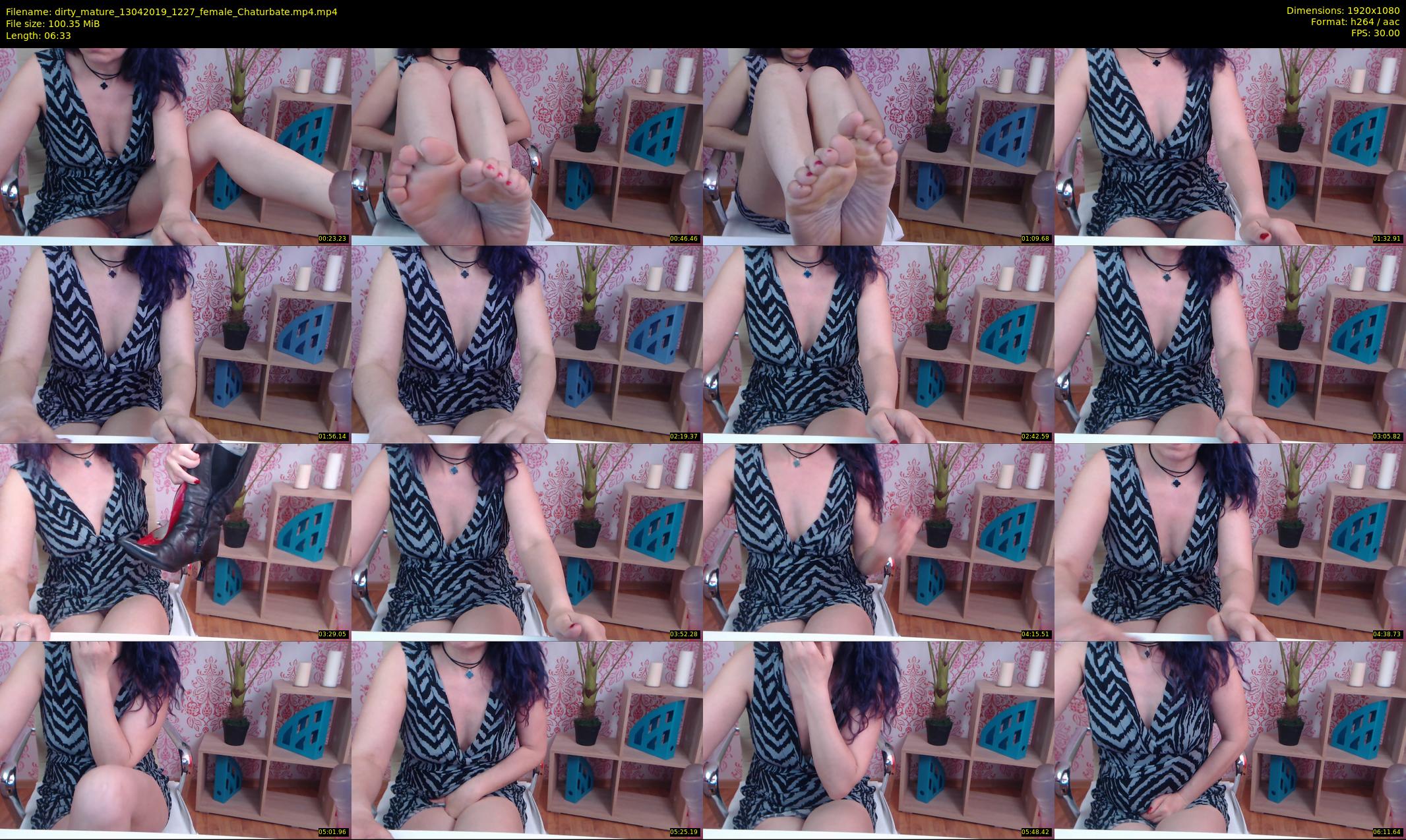 dirty_mature — 7 minute Chaturbate female cam show recording, 1080p, Apr 13, 2019