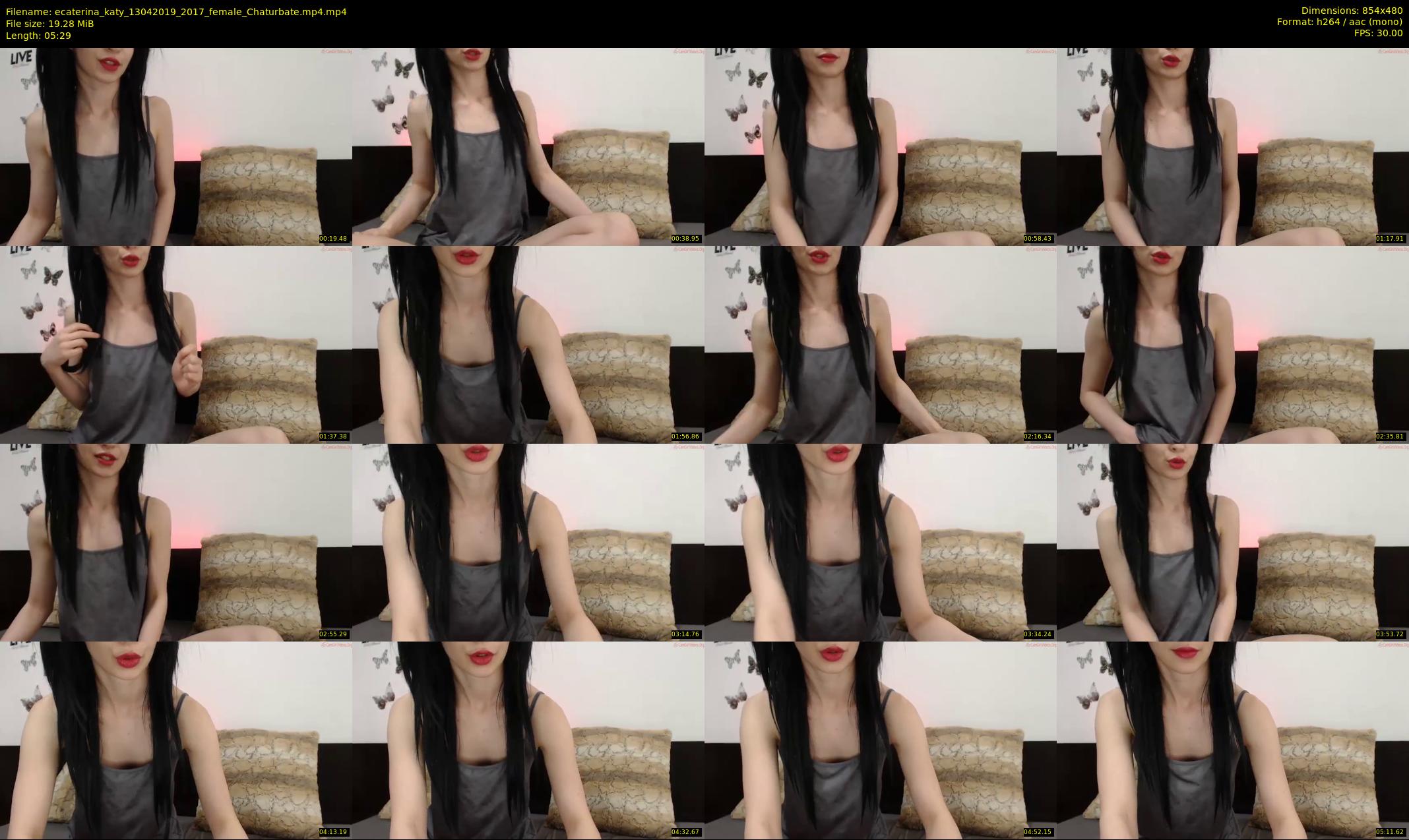 ecaterina_katy — 6 minute Chaturbate female cam show recording, 480p, Apr 13, 2019