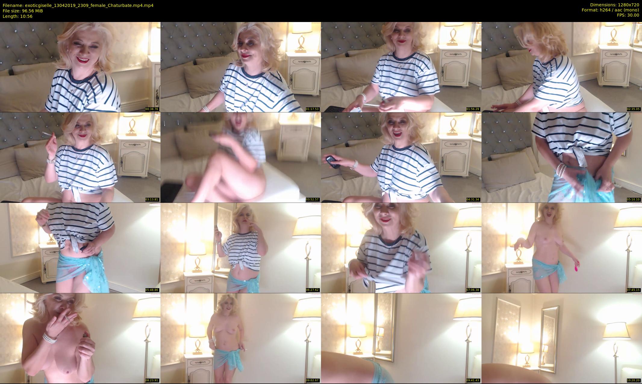 exoticgiselle — 11 minute Chaturbate female cam show recording, 720p, Apr 13, 2019