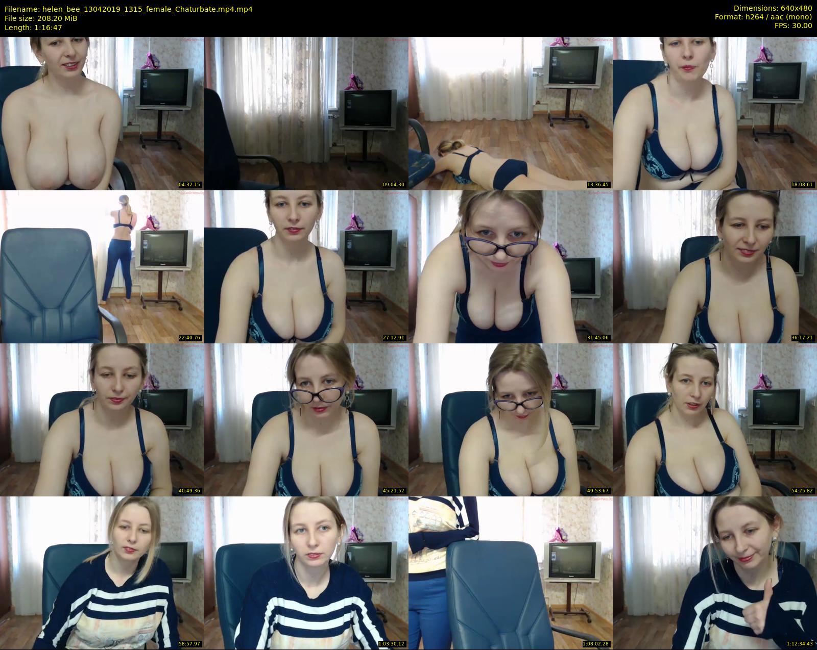 helen_bee — 77 minute Chaturbate female cam show recording, 480p, Apr 13, 2019