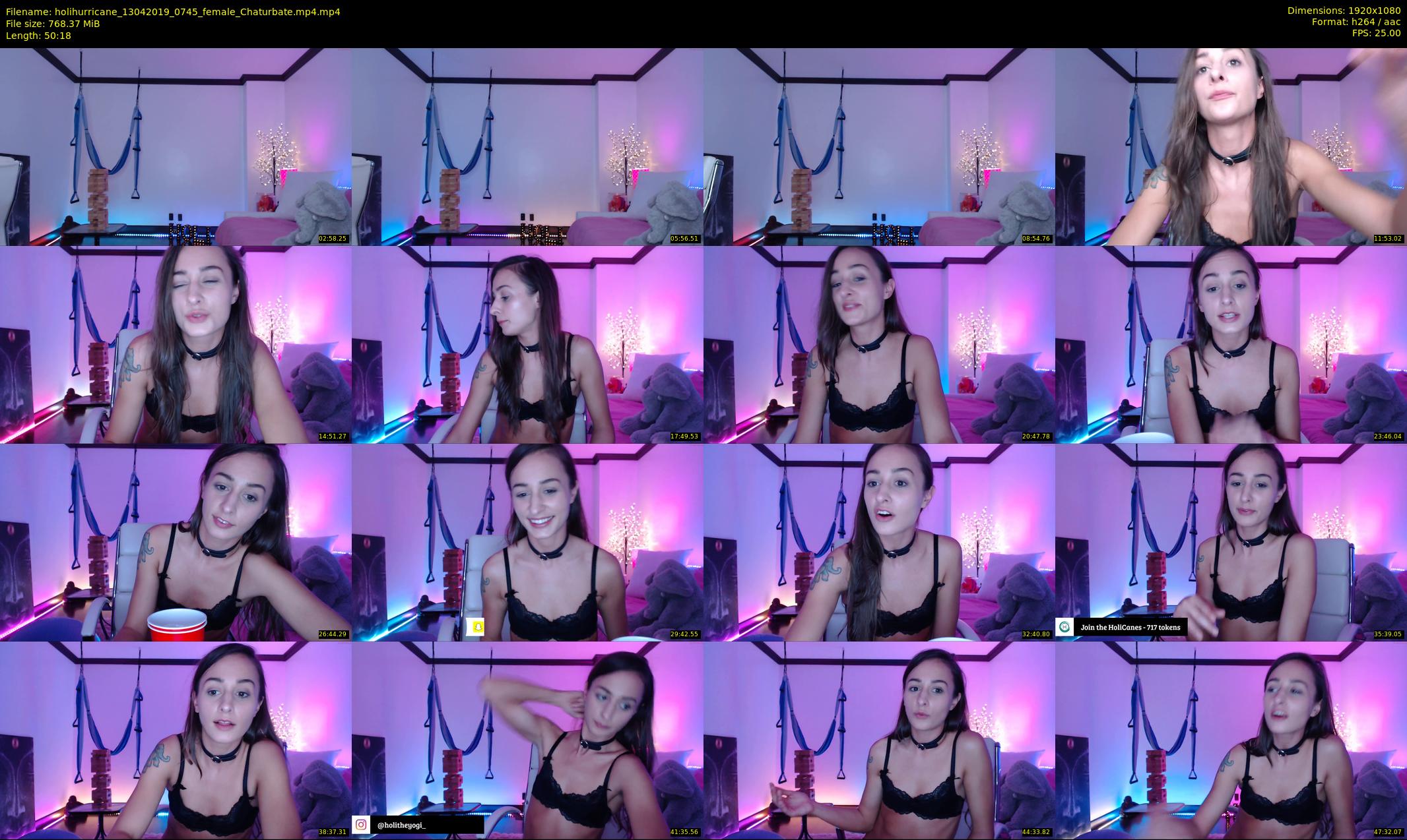 holihurricane — 51 minute Chaturbate female cam show recording, 1080p, Apr 13, 2019
