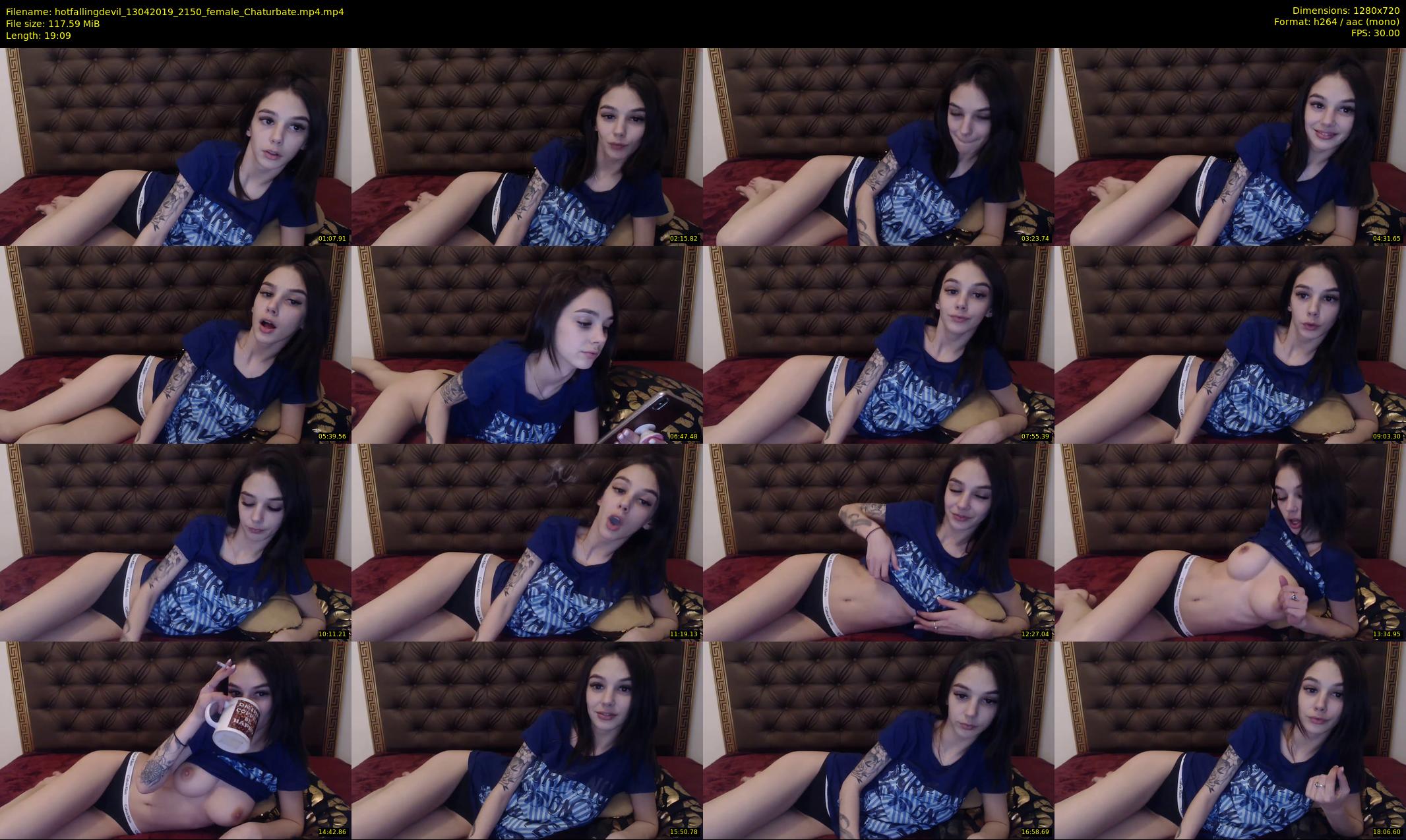 hotfallingdevil — 20 minute Chaturbate female cam show recording, 720p, Apr 13, 2019
