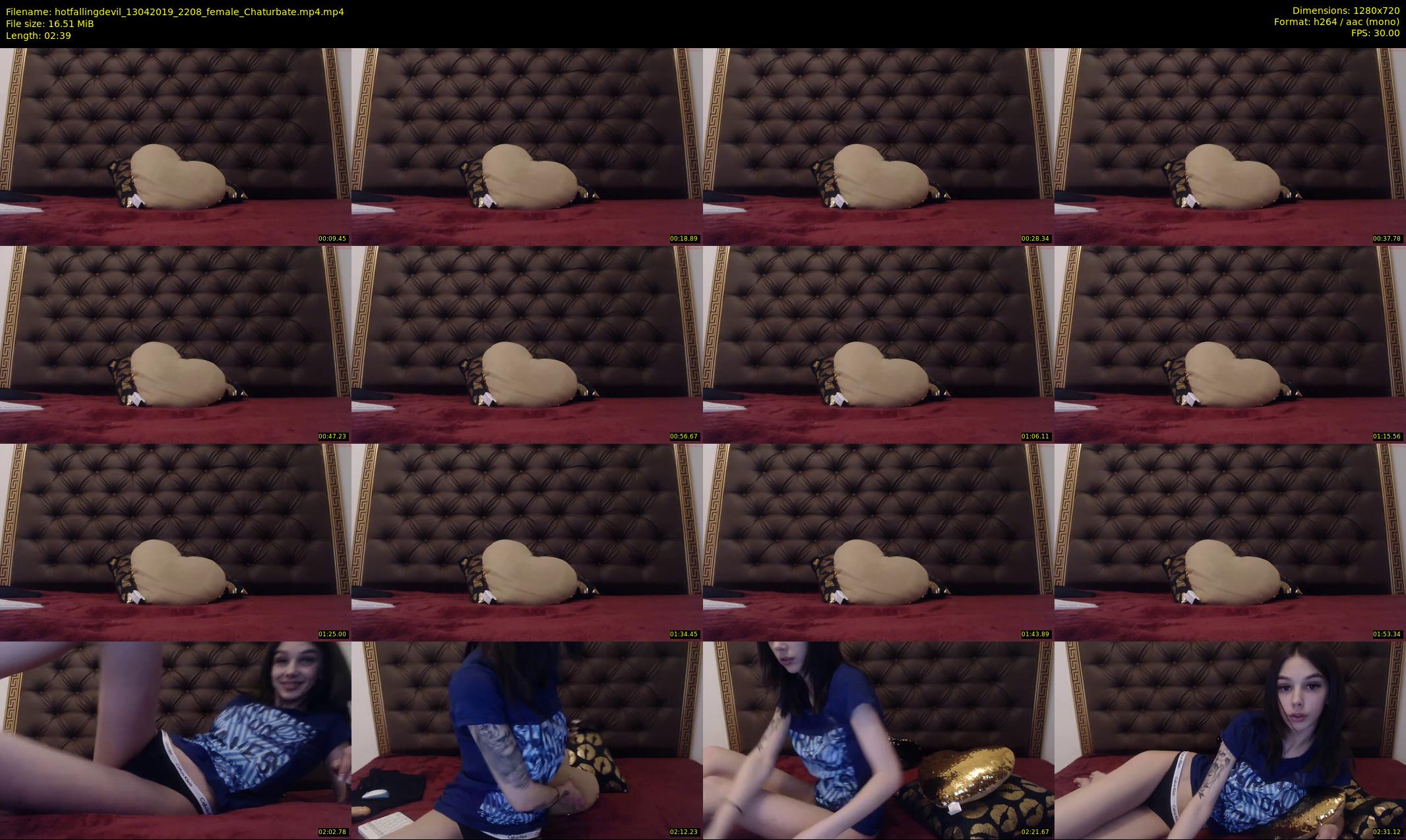 hotfallingdevil — 3 minute Chaturbate female cam show recording, 720p, Apr 13, 2019