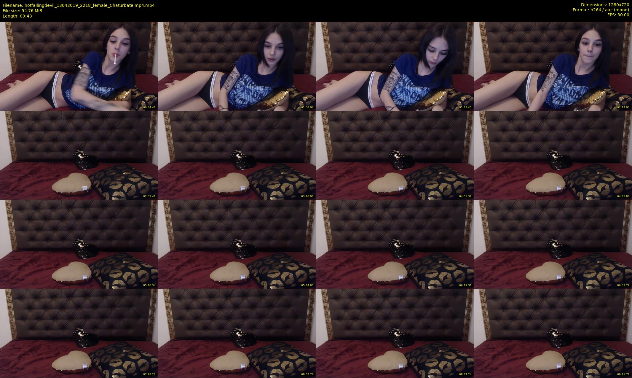 hotfallingdevil — 10 minute Chaturbate female cam show recording, 720p, Apr 13, 2019