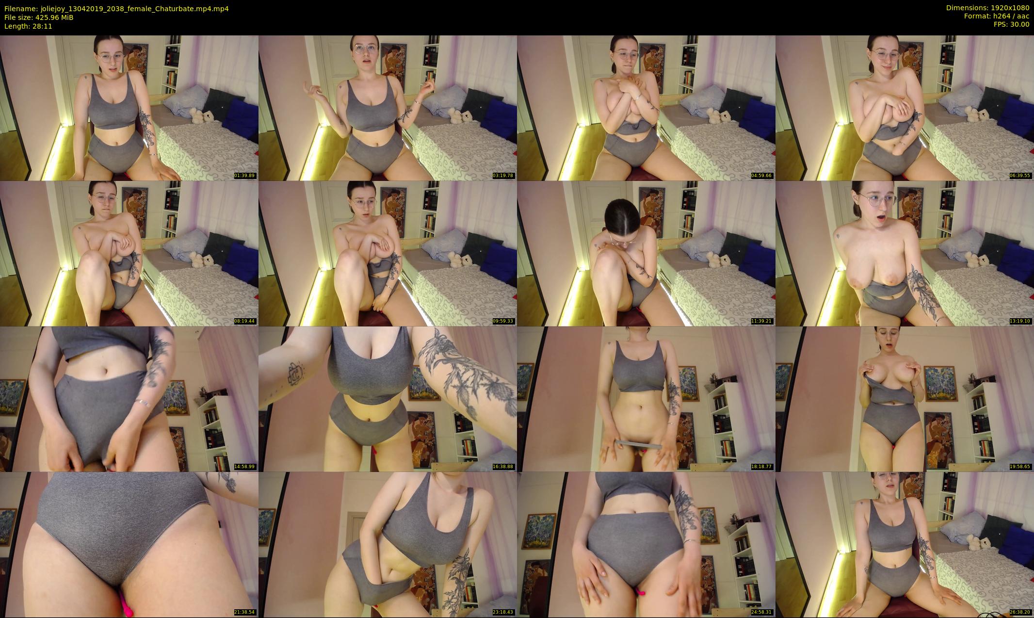 joliejoy — 29 minute Chaturbate female cam show recording, 1080p, Apr 13, 2019