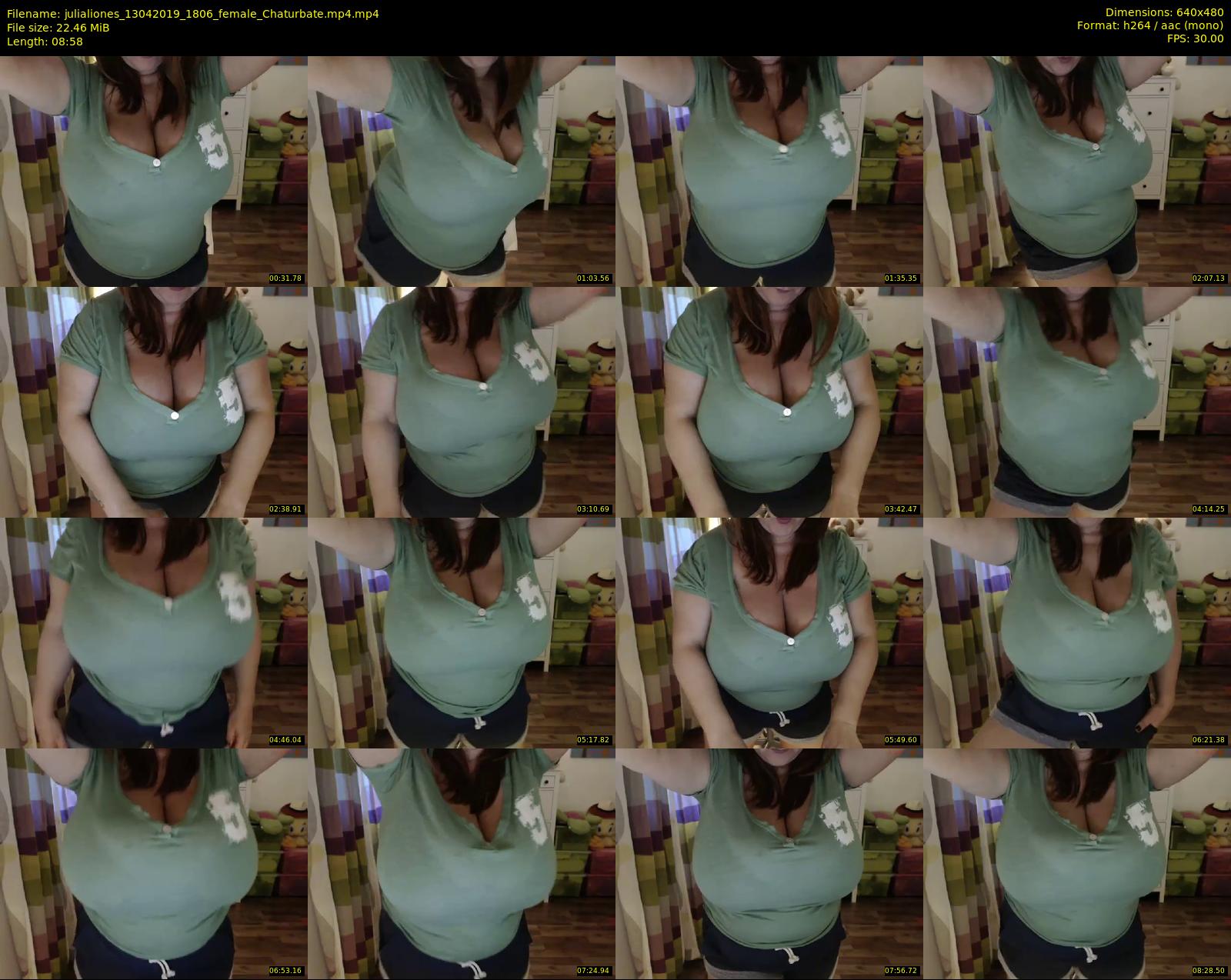 julialiones — 9 minute Chaturbate female cam show recording, 480p, Apr 13, 2019