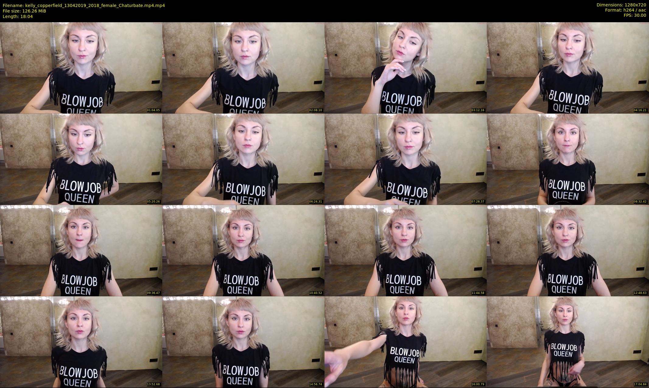 kelly_copperfield — 19 minute Chaturbate female cam show recording, 720p, Apr 13, 2019