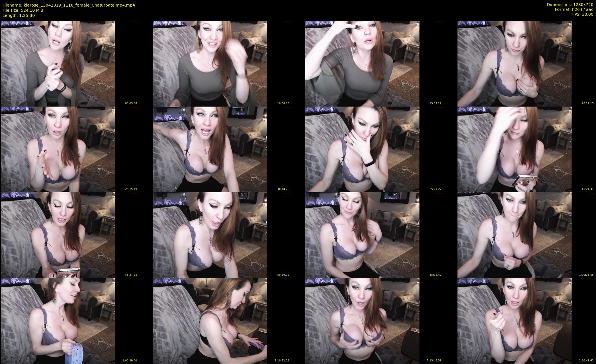 kiarose — 86 minute Chaturbate female cam show recording, 720p, Apr 13, 2019