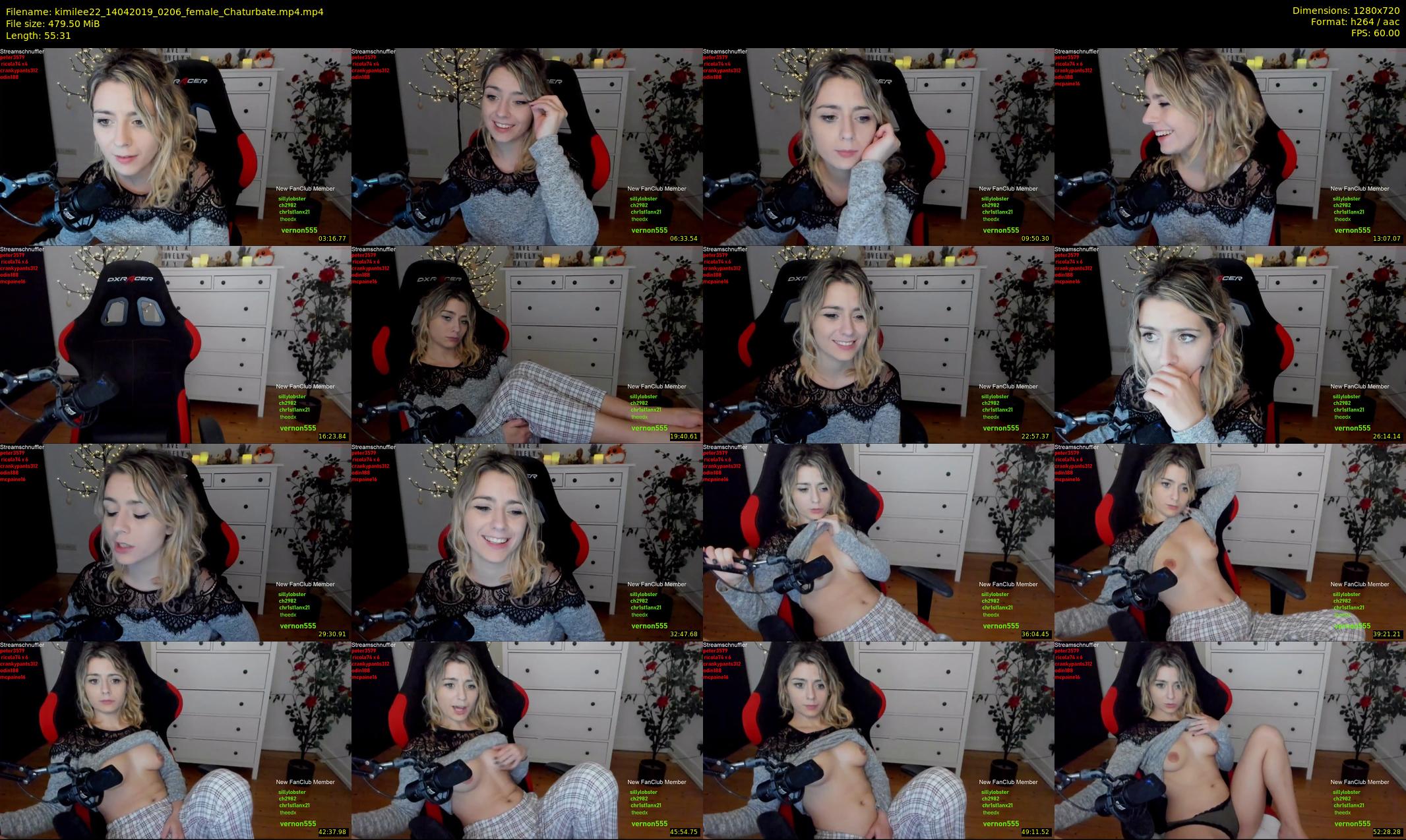 kimilee22 — 56 minute Chaturbate female cam show recording, 720p, Apr 14, 2019