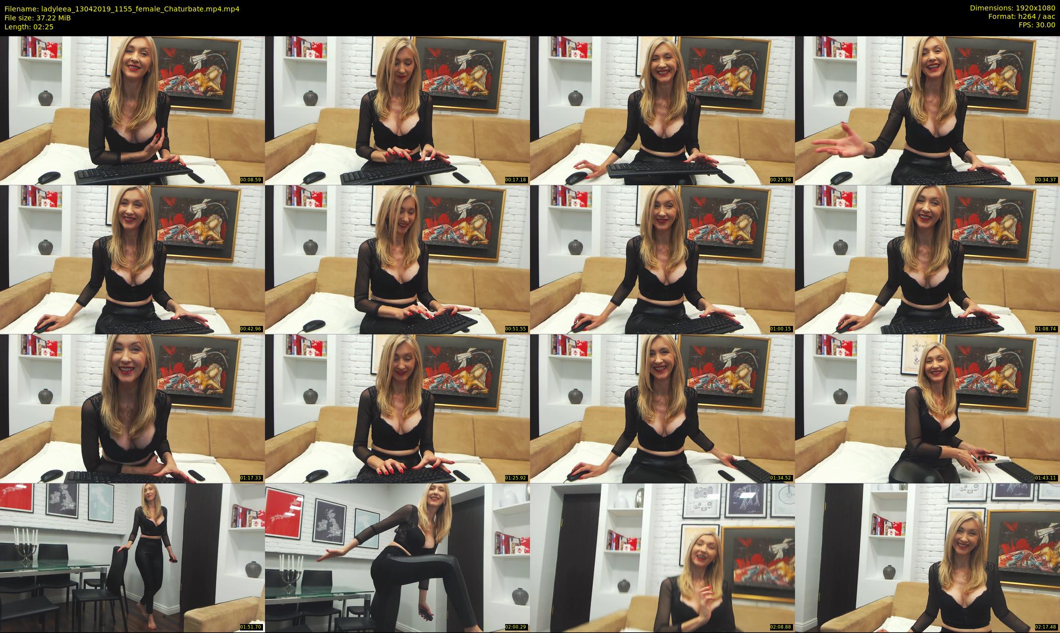 ladyleea — 3 minute Chaturbate female cam show recording, 1080p, Apr 13, 2019