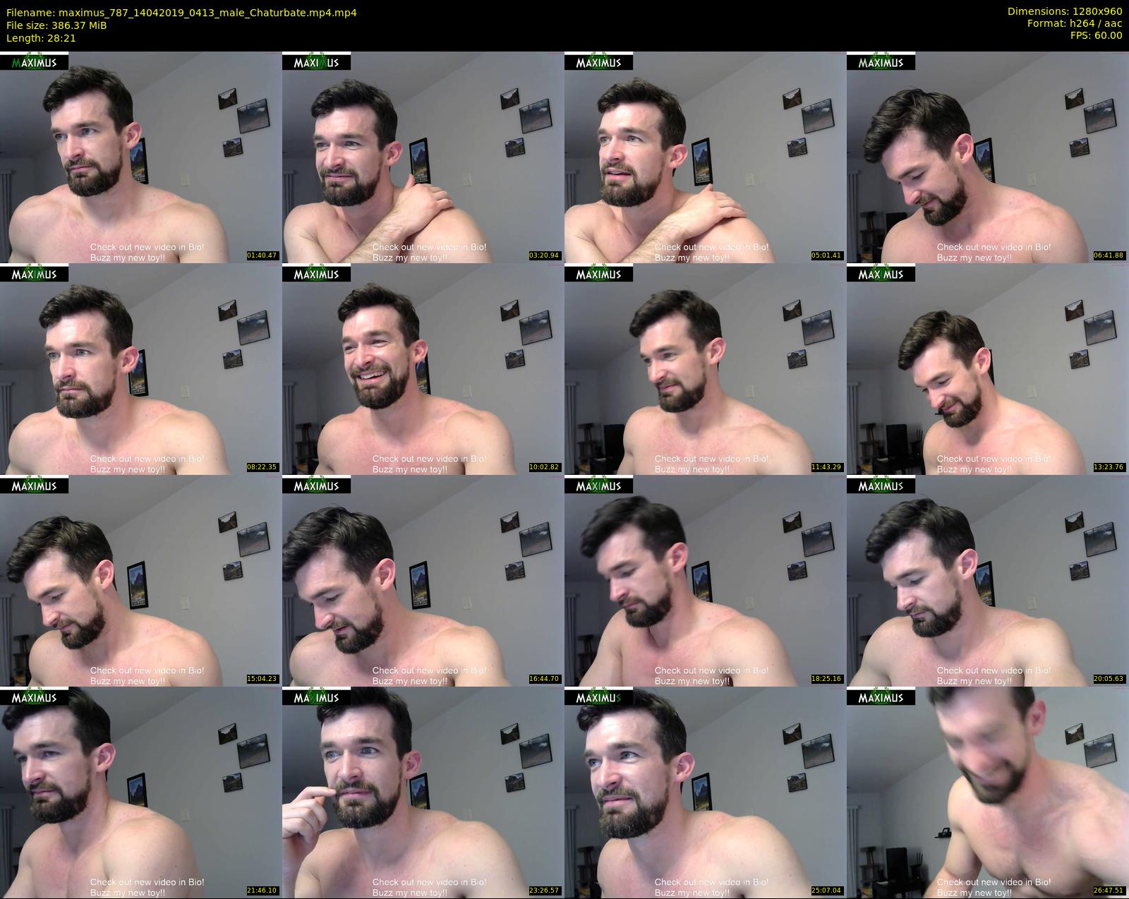 maximus_787 — 29 minute Chaturbate male cam show recording, 720p, Apr 14, 2019