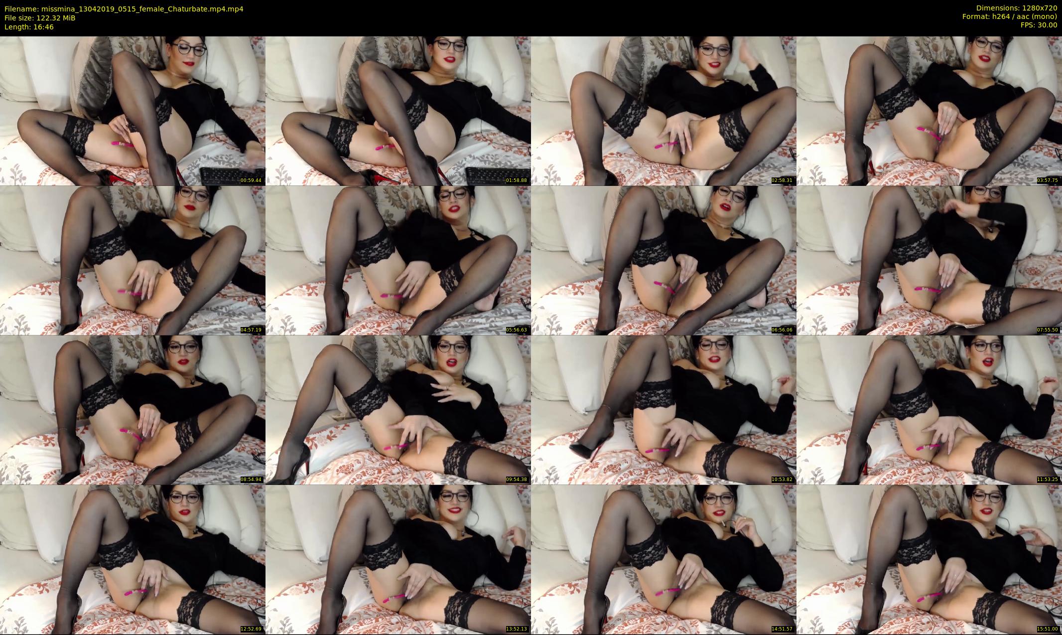 missmina — 17 minute Chaturbate female cam show recording, 720p, Apr 13, 2019