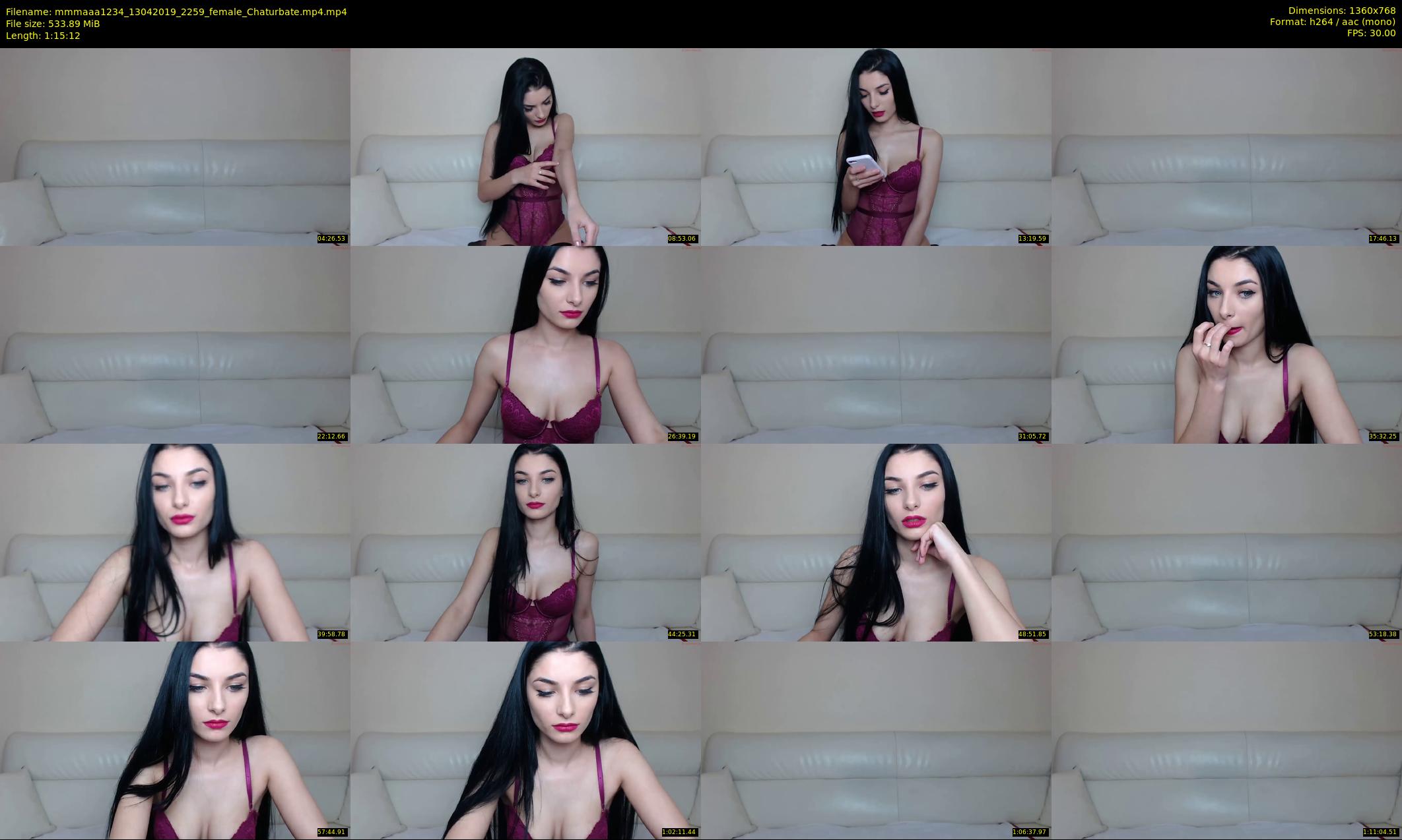 mmmaaa1234 — 76 minute Chaturbate female cam show recording, 720p, Apr 13, 2019