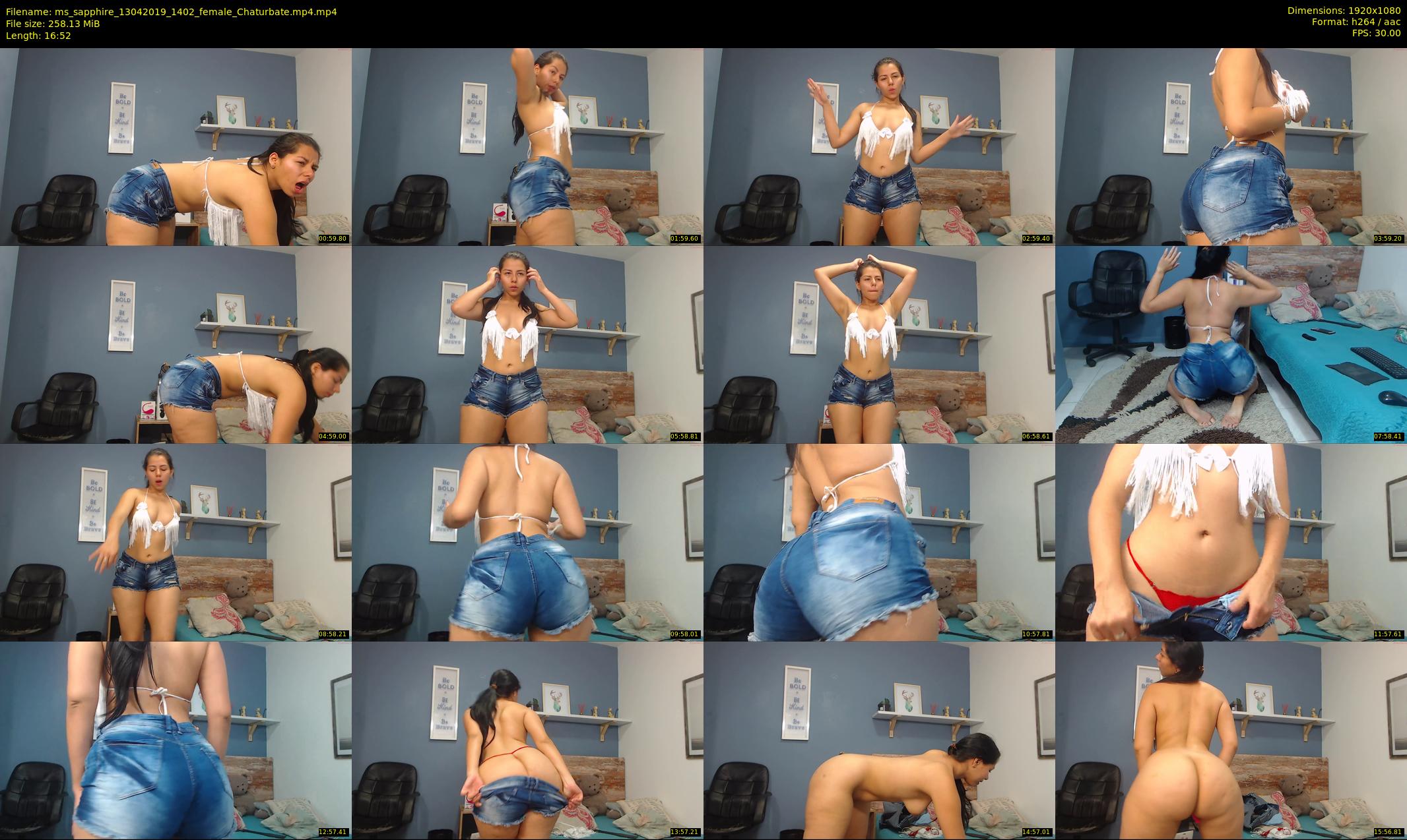 ms_sapphire — 17 minute Chaturbate female cam show recording, 1080p, Apr 13, 2019