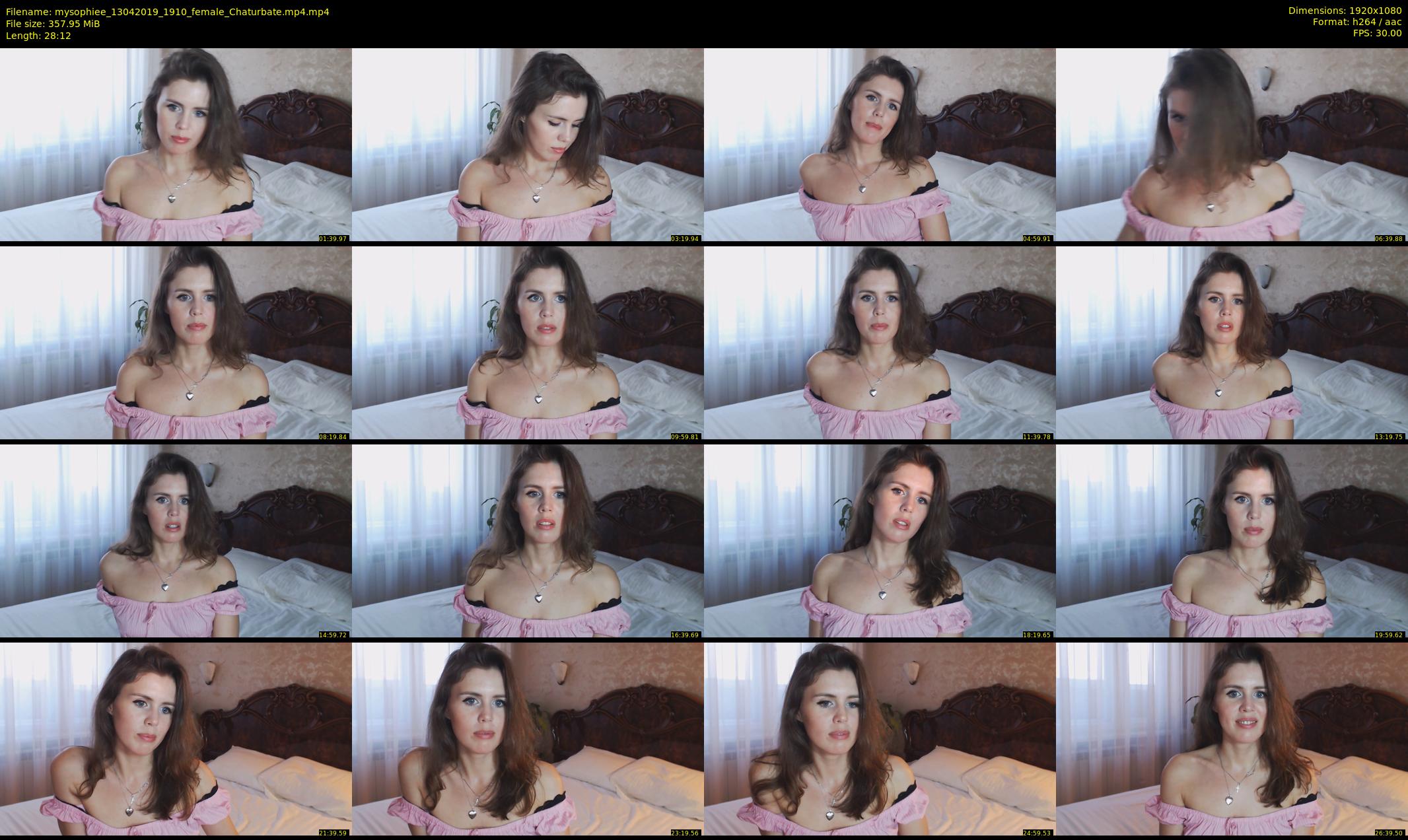 mysophiee — 29 minute Chaturbate female cam show recording, 1080p, Apr 13, 2019