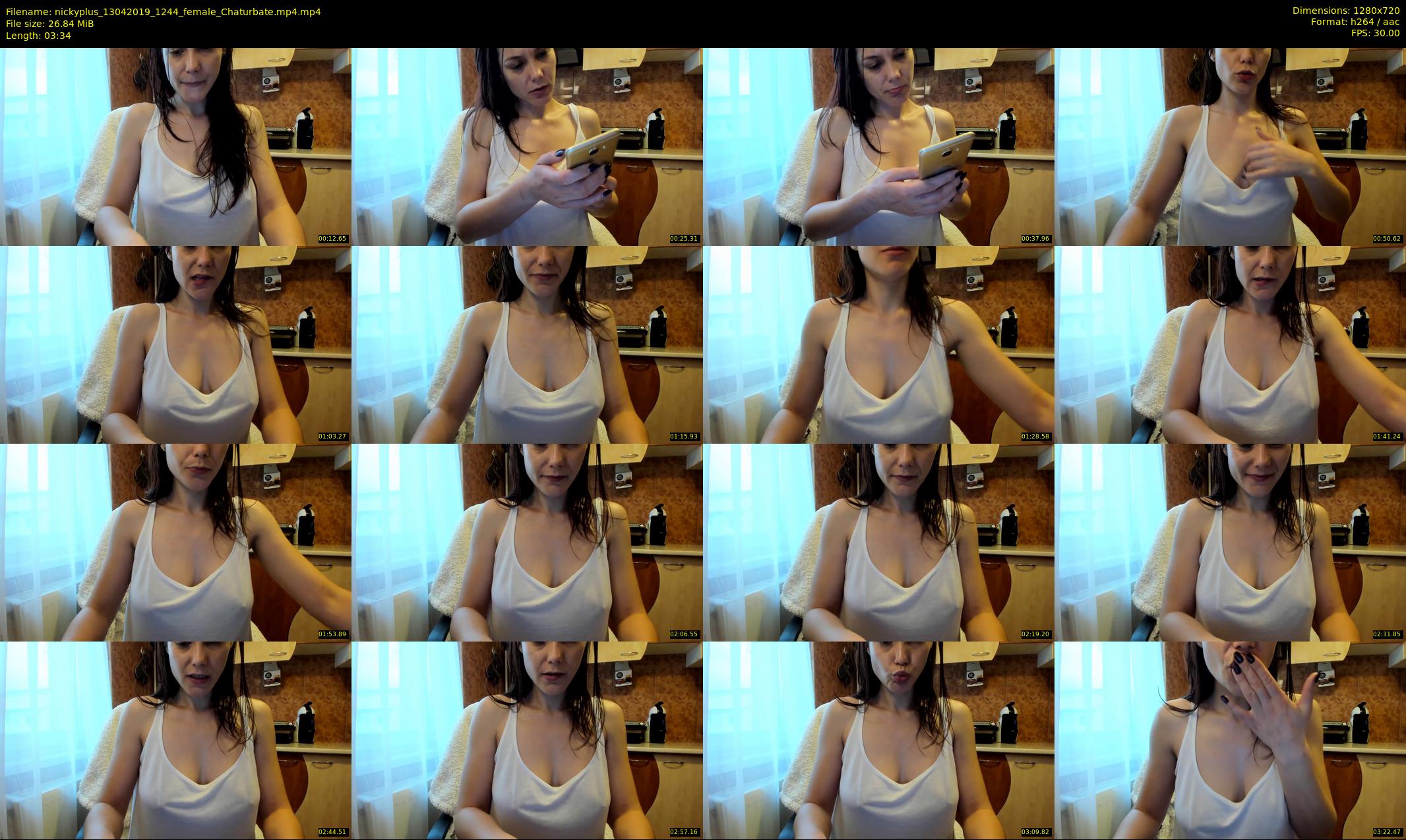 nickyplus — 4 minute Chaturbate couple cam show recording, 720p, Apr 13, 2019