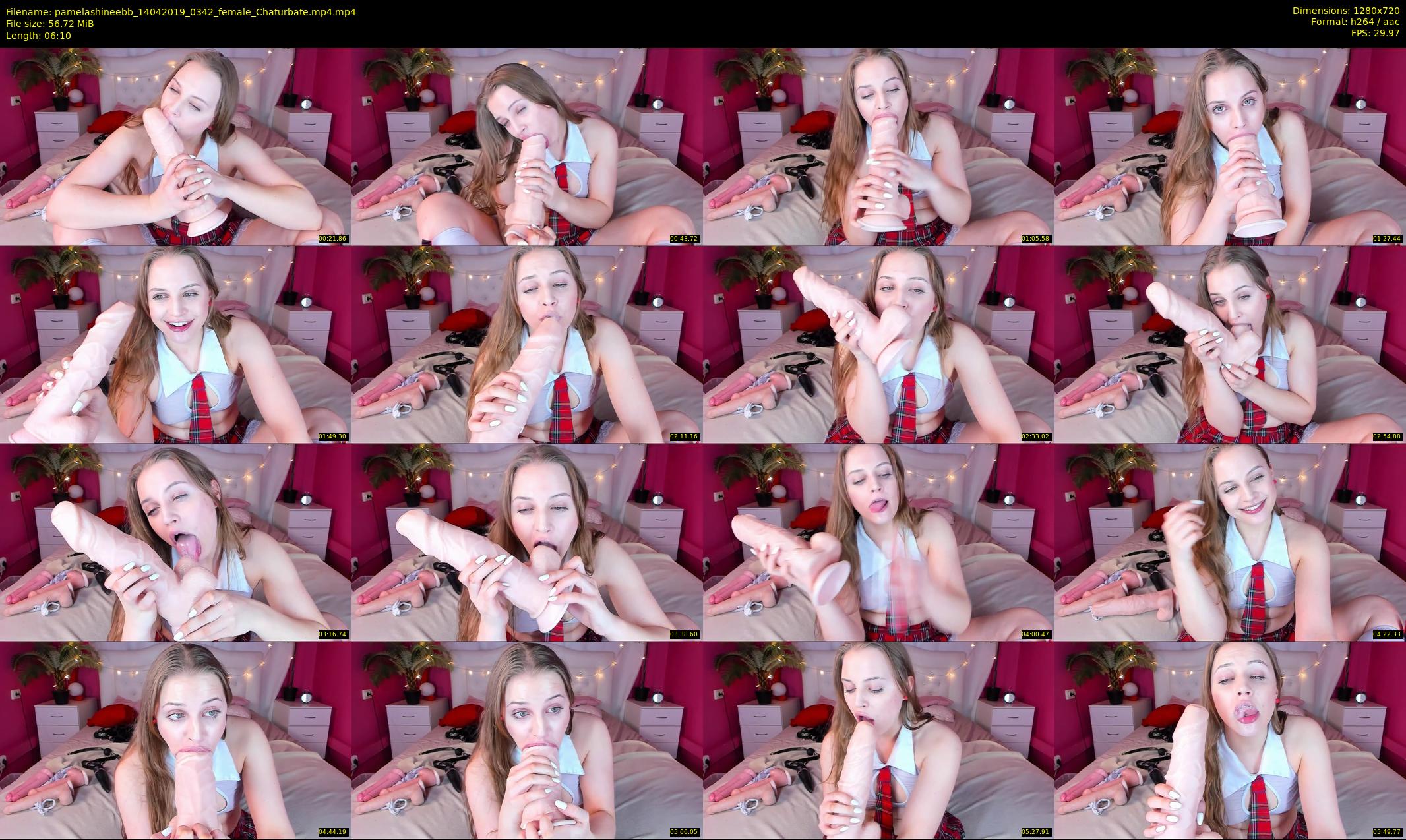 pamelashineebb — 7 minute Chaturbate female cam show recording, 720p, Apr 14, 2019