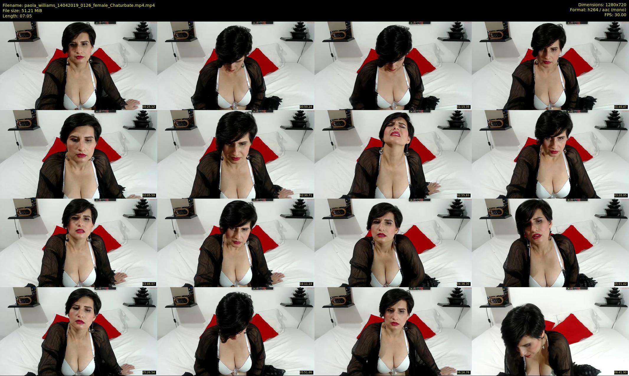 paola_williams — 8 minute Chaturbate female cam show recording, 720p, Apr 14, 2019