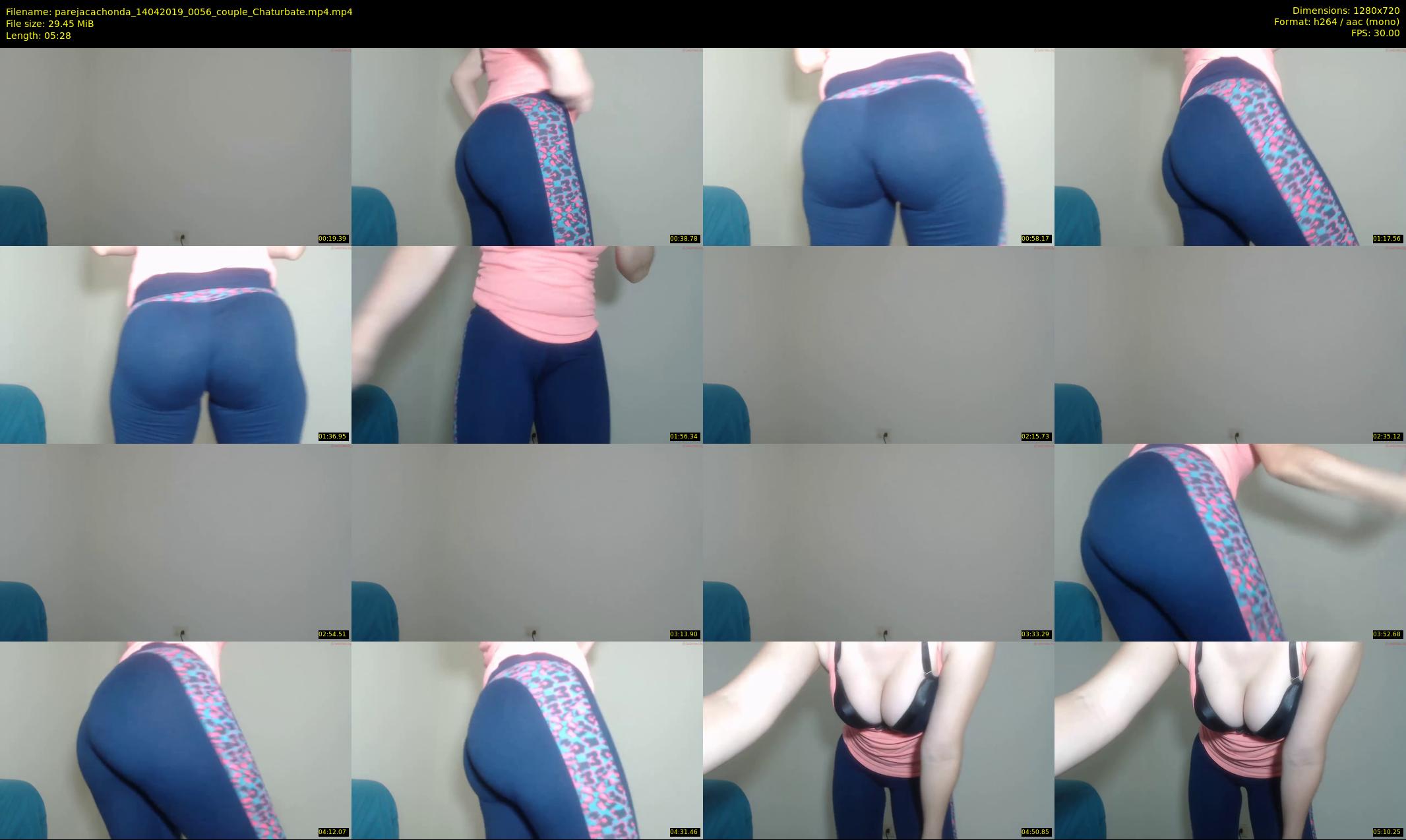 parejacachonda — 6 minute Chaturbate couple cam show recording, 720p, Apr 14, 2019