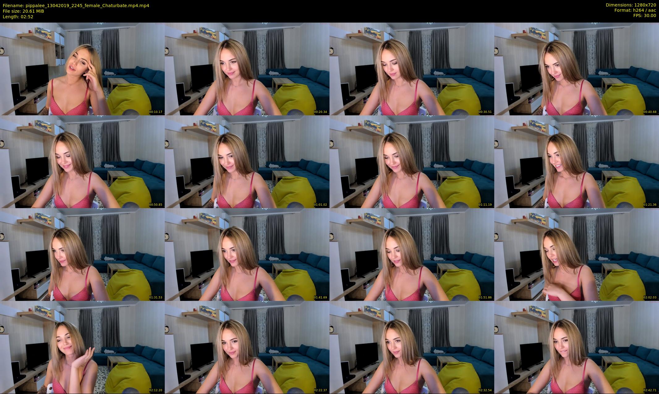 pippalee — 3 minute Chaturbate female cam show recording, 720p, Apr 13, 2019