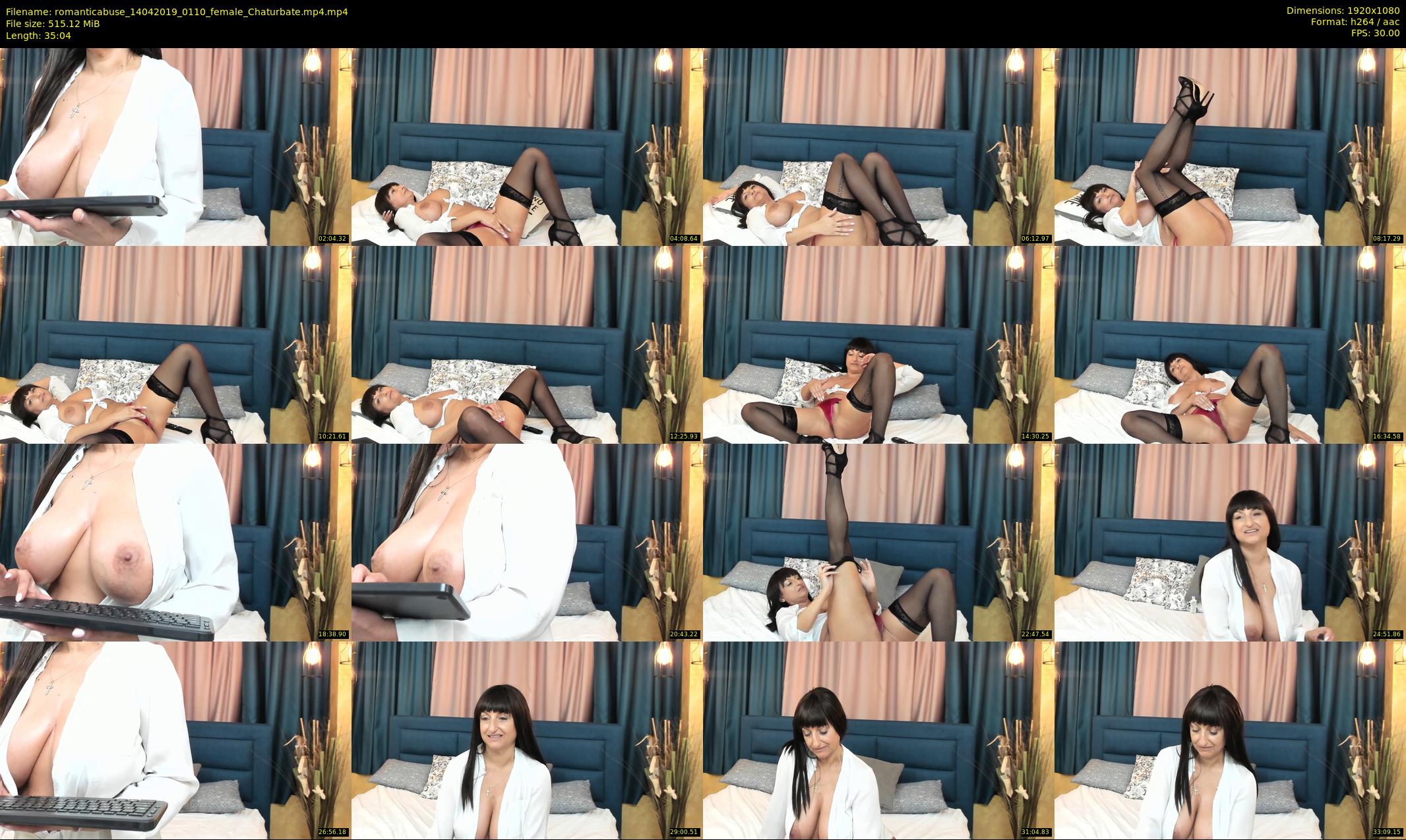 romanticabuse — 36 minute Chaturbate female cam show recording, 1080p, Apr 14, 2019