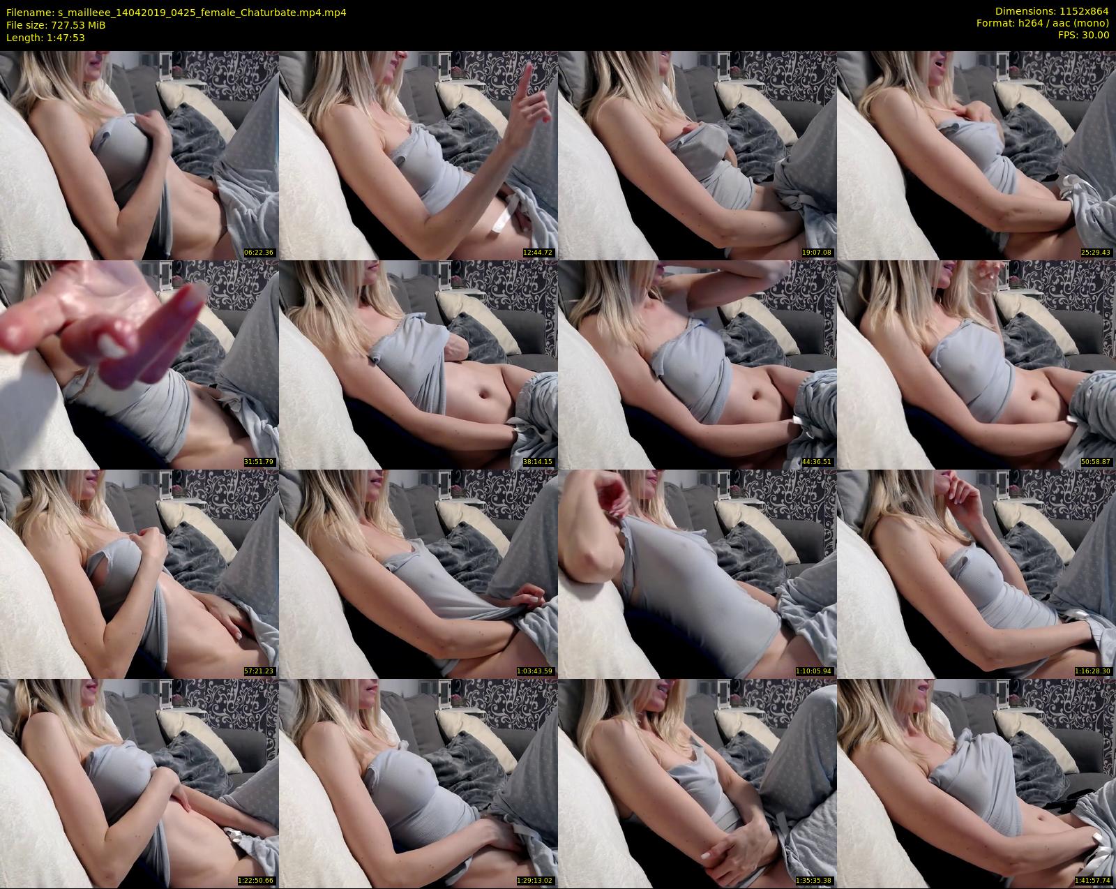 s_mailleee — 108 minute Chaturbate female cam show recording, 720p, Apr 14, 2019