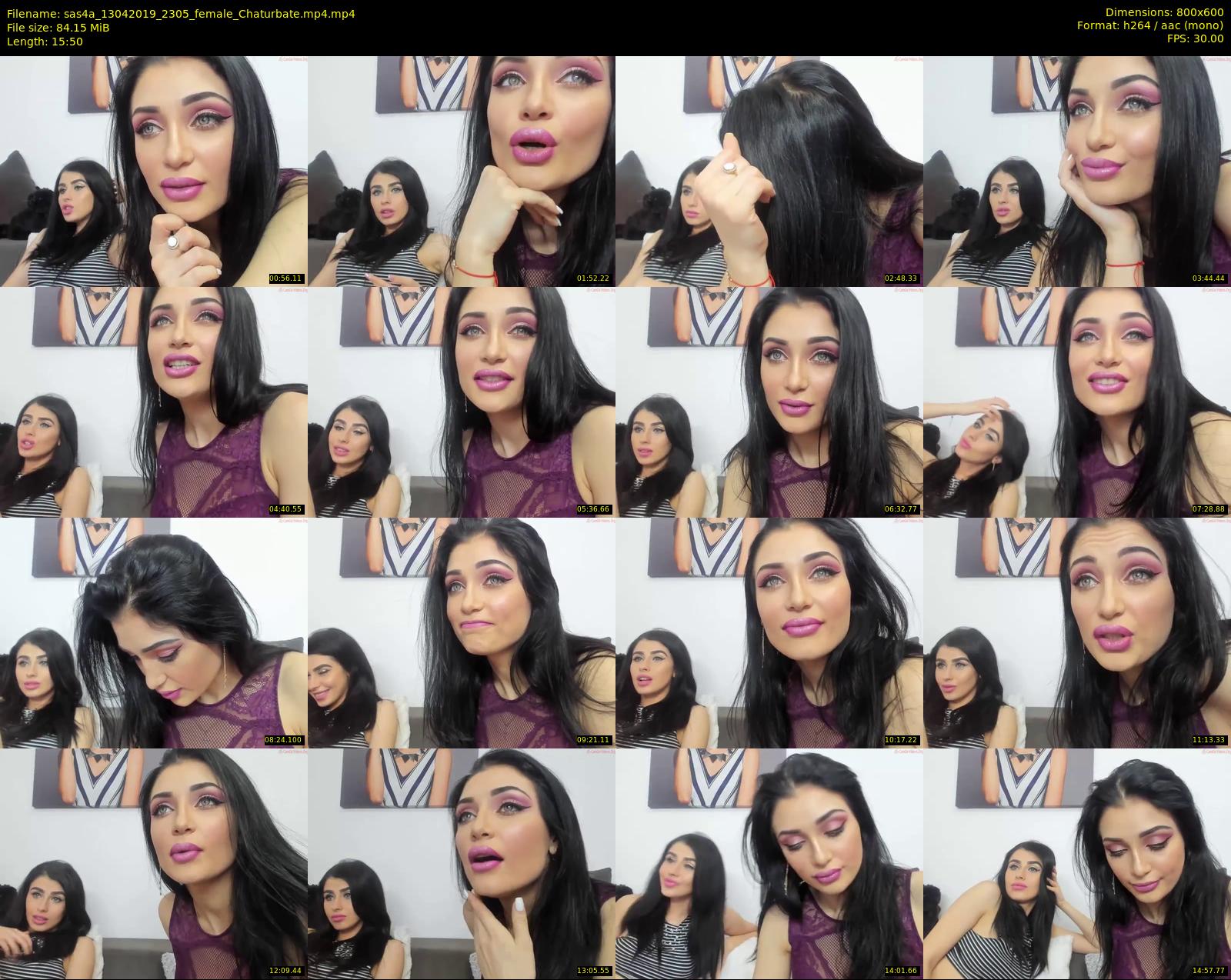 sas4a — 16 minute Chaturbate female cam show recording, 480p, Apr 13, 2019