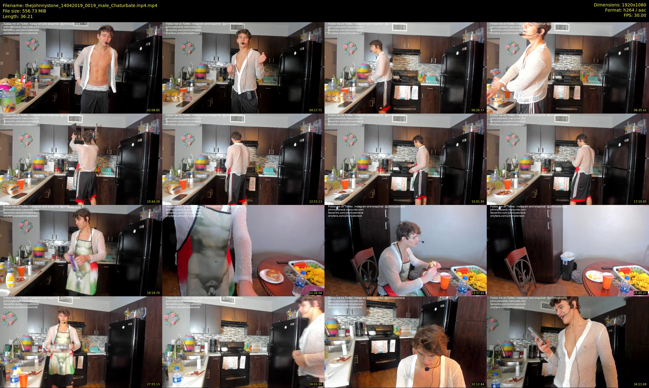 thejohnnystone — 37 minute Chaturbate male cam show recording, 1080p, Apr 14, 2019