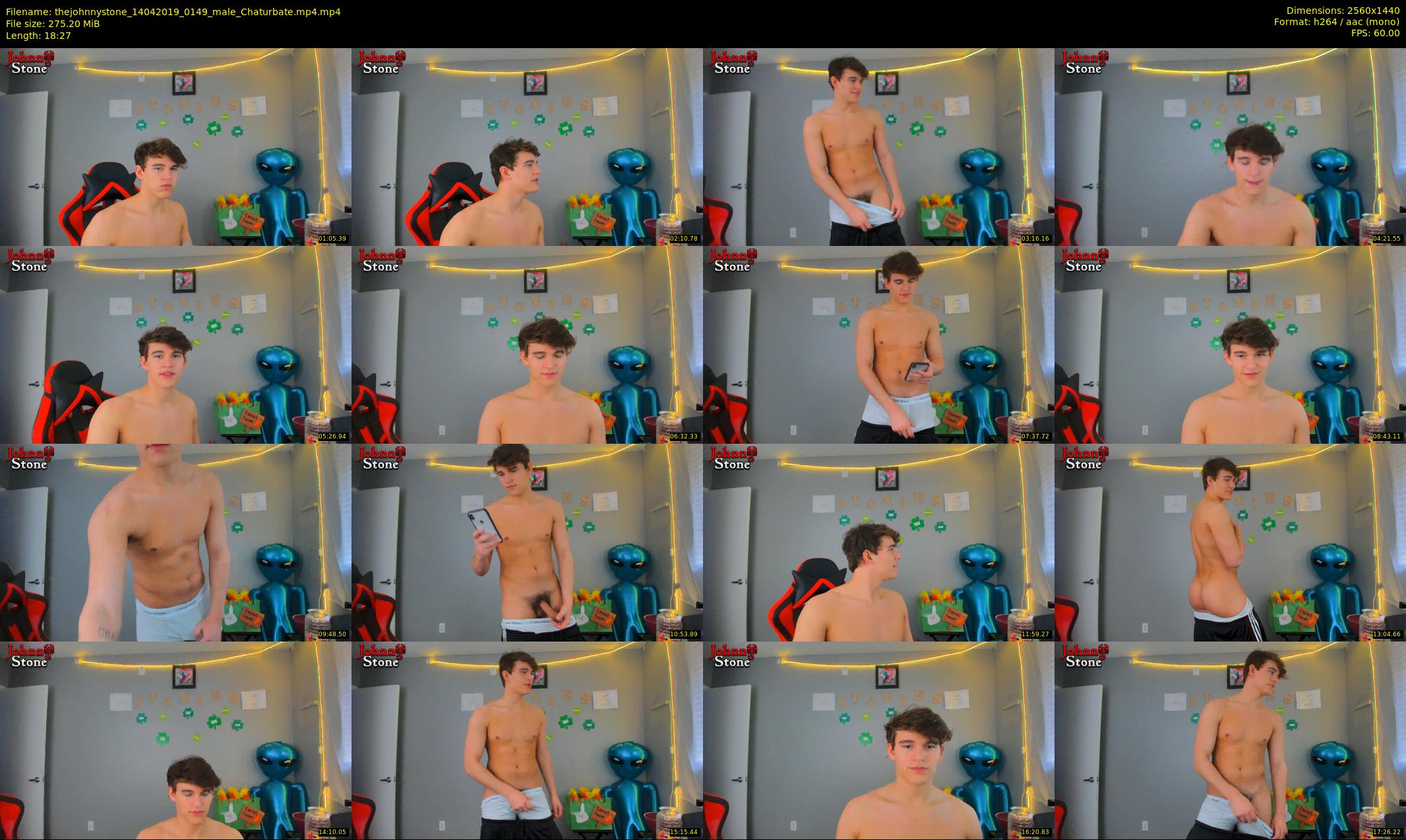 thejohnnystone — 19 minute Chaturbate male cam show recording, 1080p, Apr 14, 2019