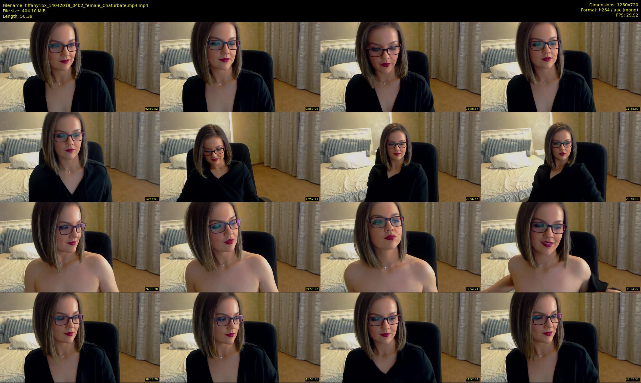 tiffanyriox — 51 minute Chaturbate female cam show recording, 720p, Apr 14, 2019