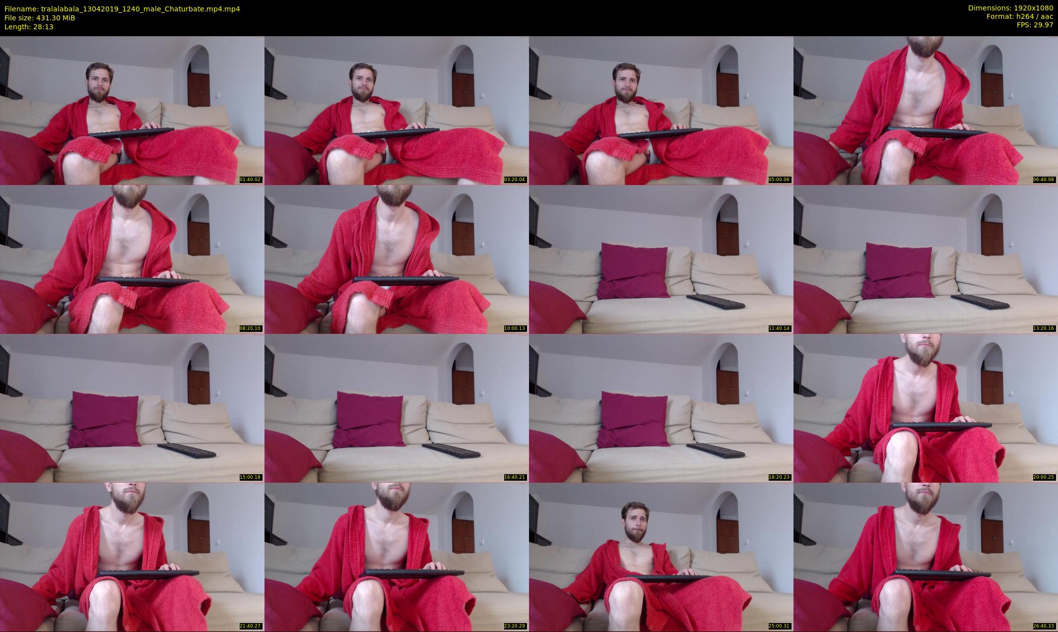 tralalabala — 29 minute Chaturbate male cam show recording, 1080p, Apr 13, 2019