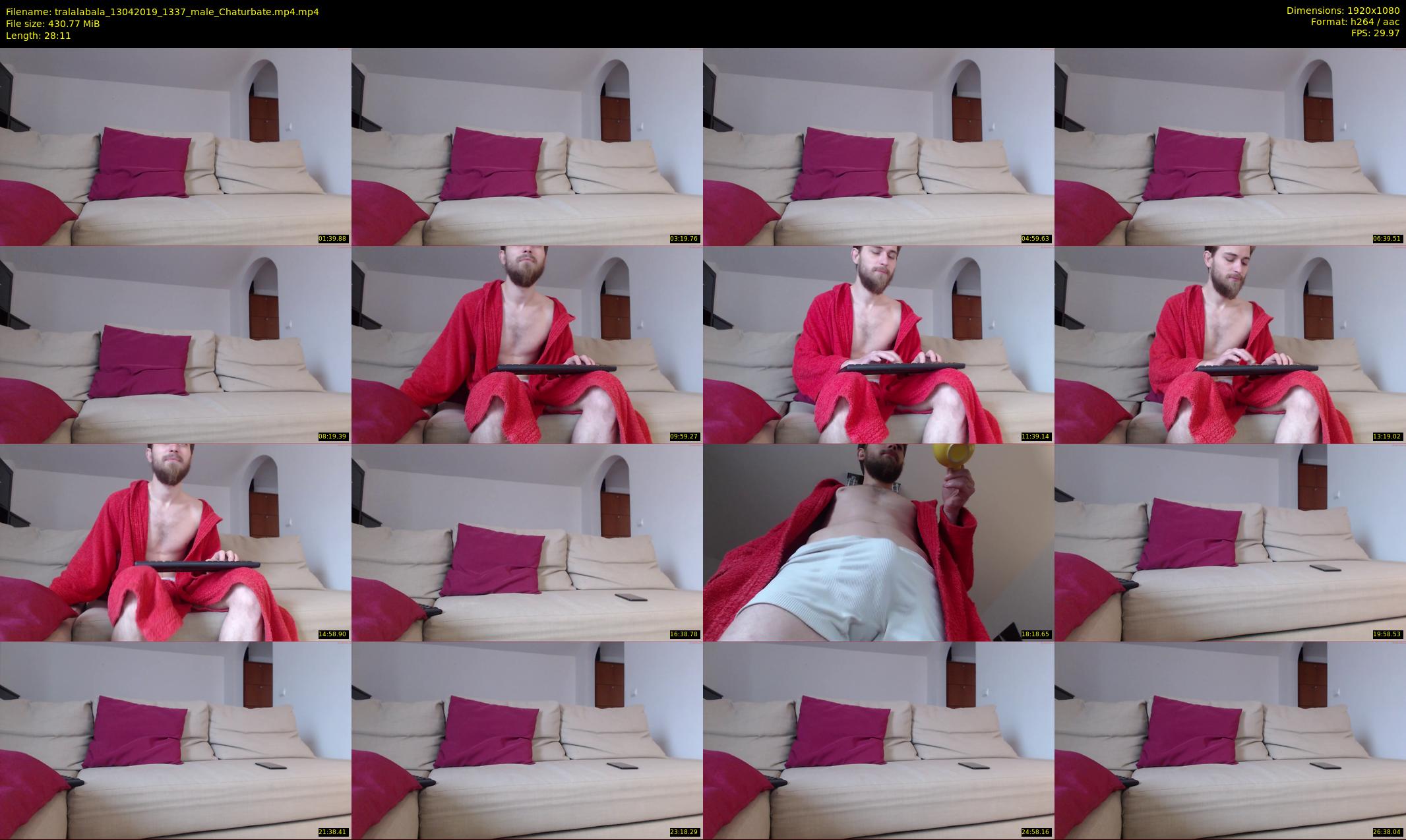 tralalabala — 29 minute Chaturbate male cam show recording, 1080p, Apr 13, 2019