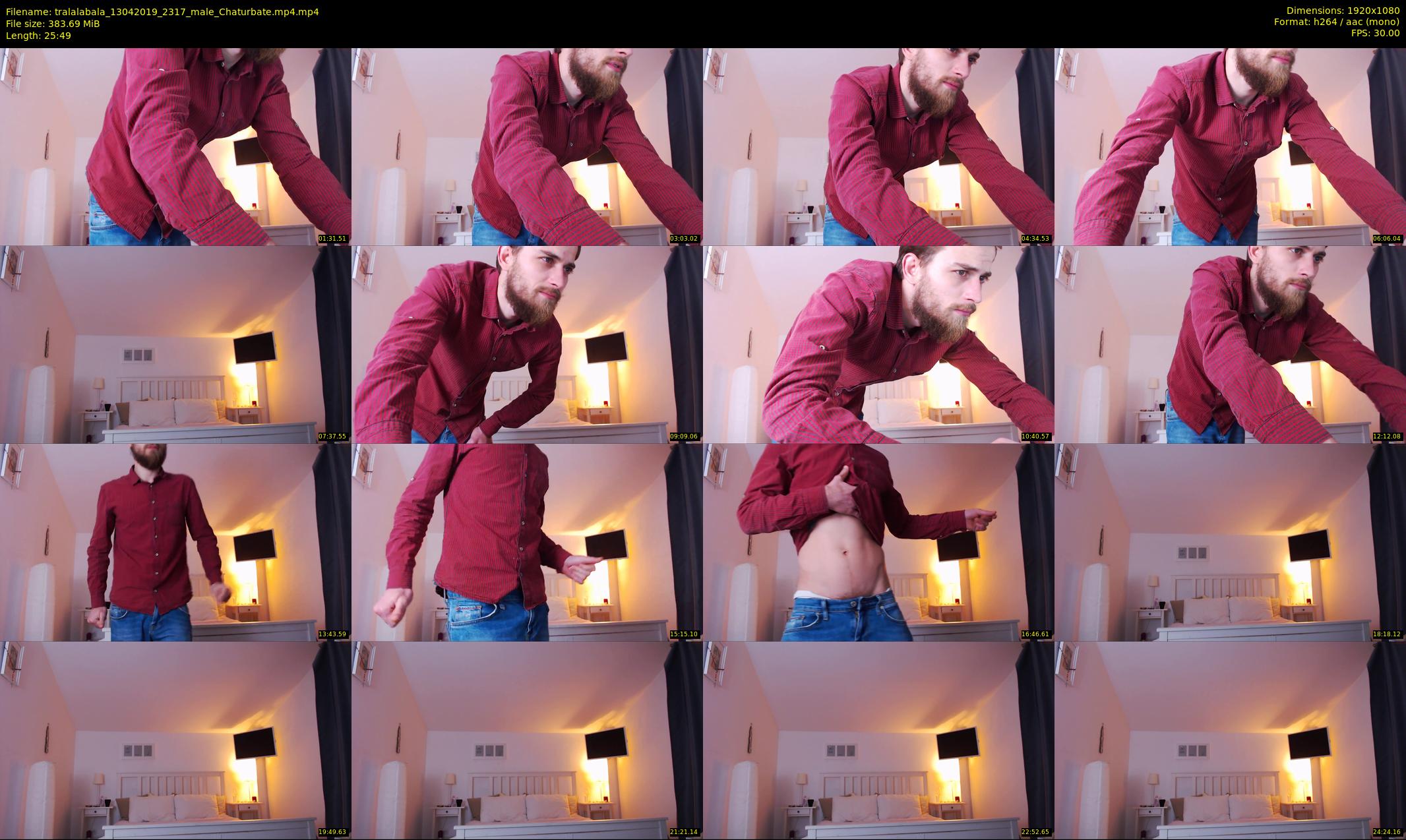 tralalabala — 26 minute Chaturbate male cam show recording, 1080p, Apr 13, 2019