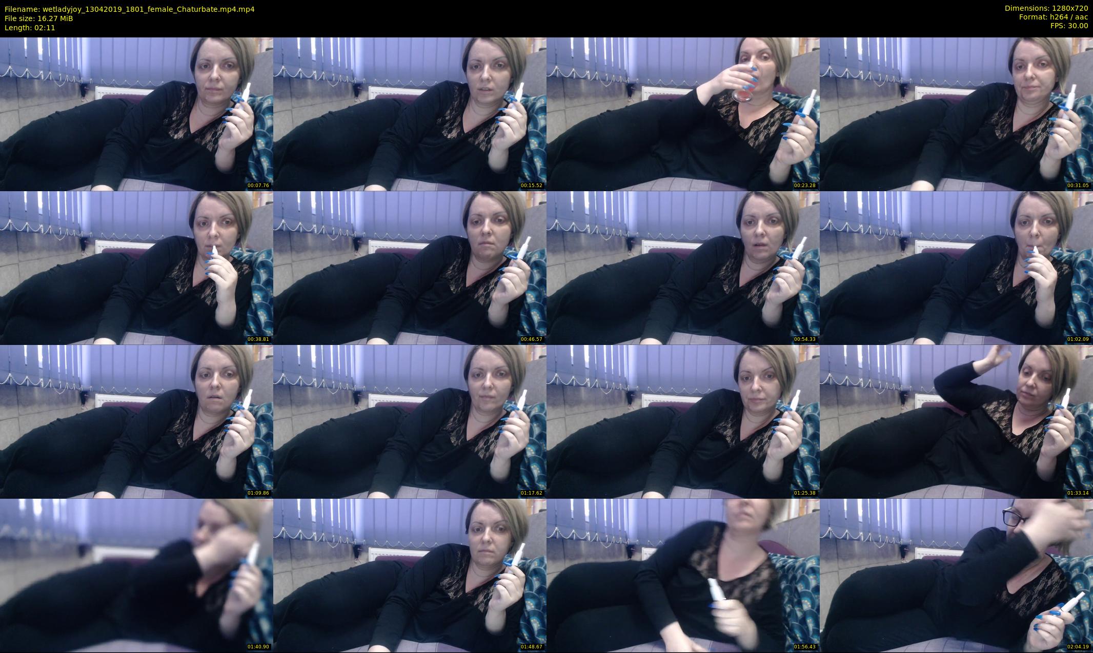 wetladyjoy — 3 minute Chaturbate female cam show recording, 720p, Apr 13, 2019