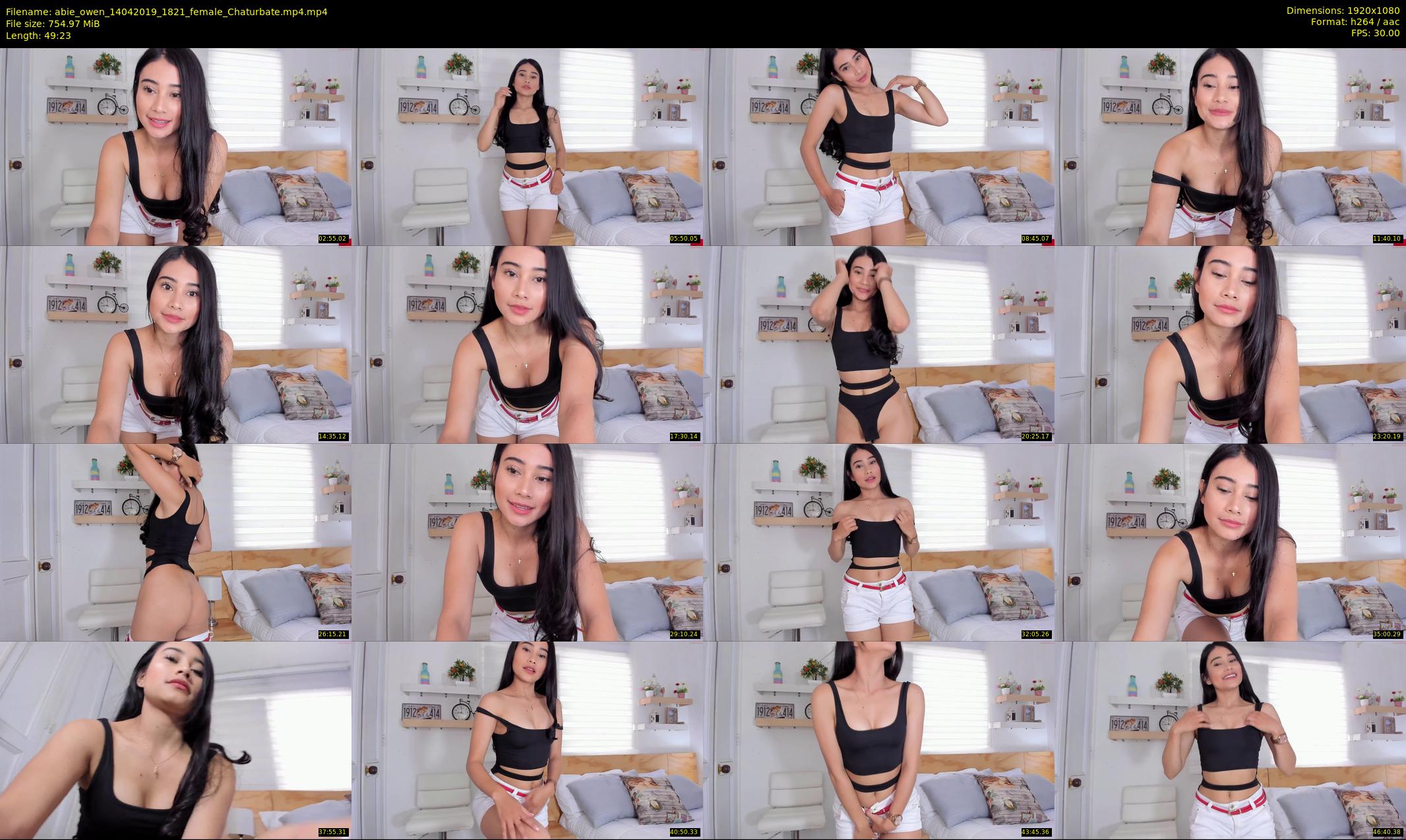 abie_owen — 50 minute Chaturbate female cam show recording, 1080p, Apr 14, 2019