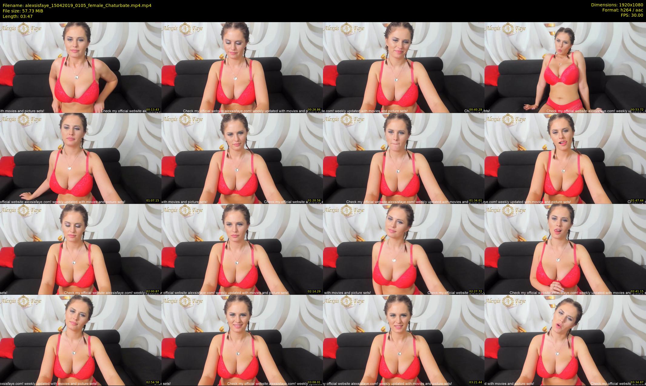 alexsisfaye — 4 minute Chaturbate female cam show recording, 1080p, Apr 15, 2019