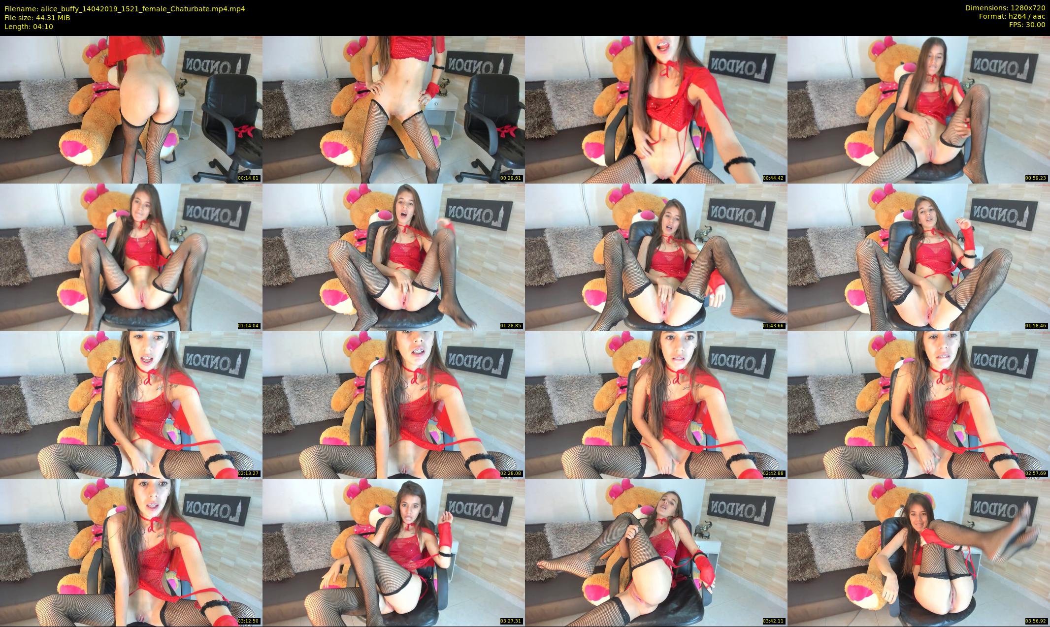 alice_buffy — 5 minute Chaturbate female cam show recording, 720p, Apr 14, 2019