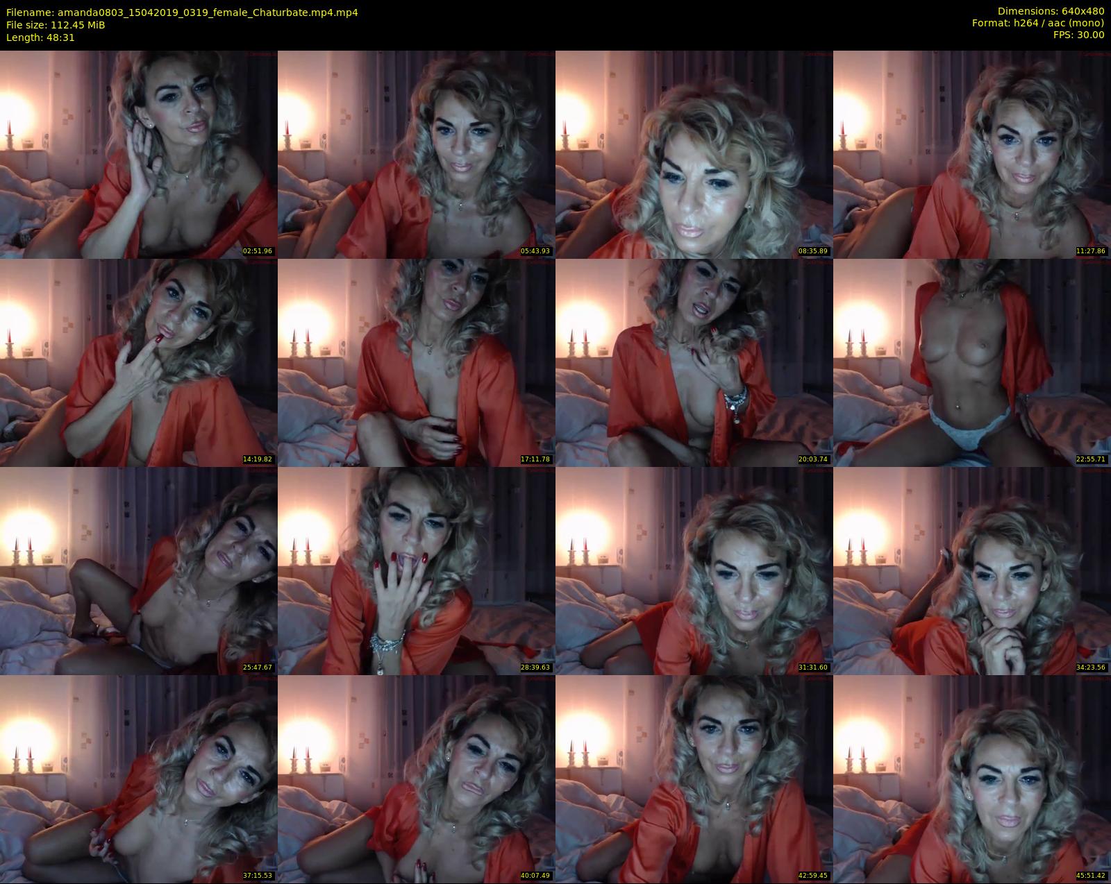 amanda0803 — 49 minute Chaturbate female cam show recording, 480p, Apr 15, 2019
