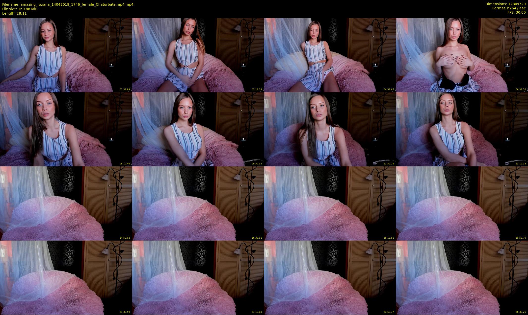 amazing_roxana — 29 minute Chaturbate female cam show recording, 720p, Apr 14, 2019