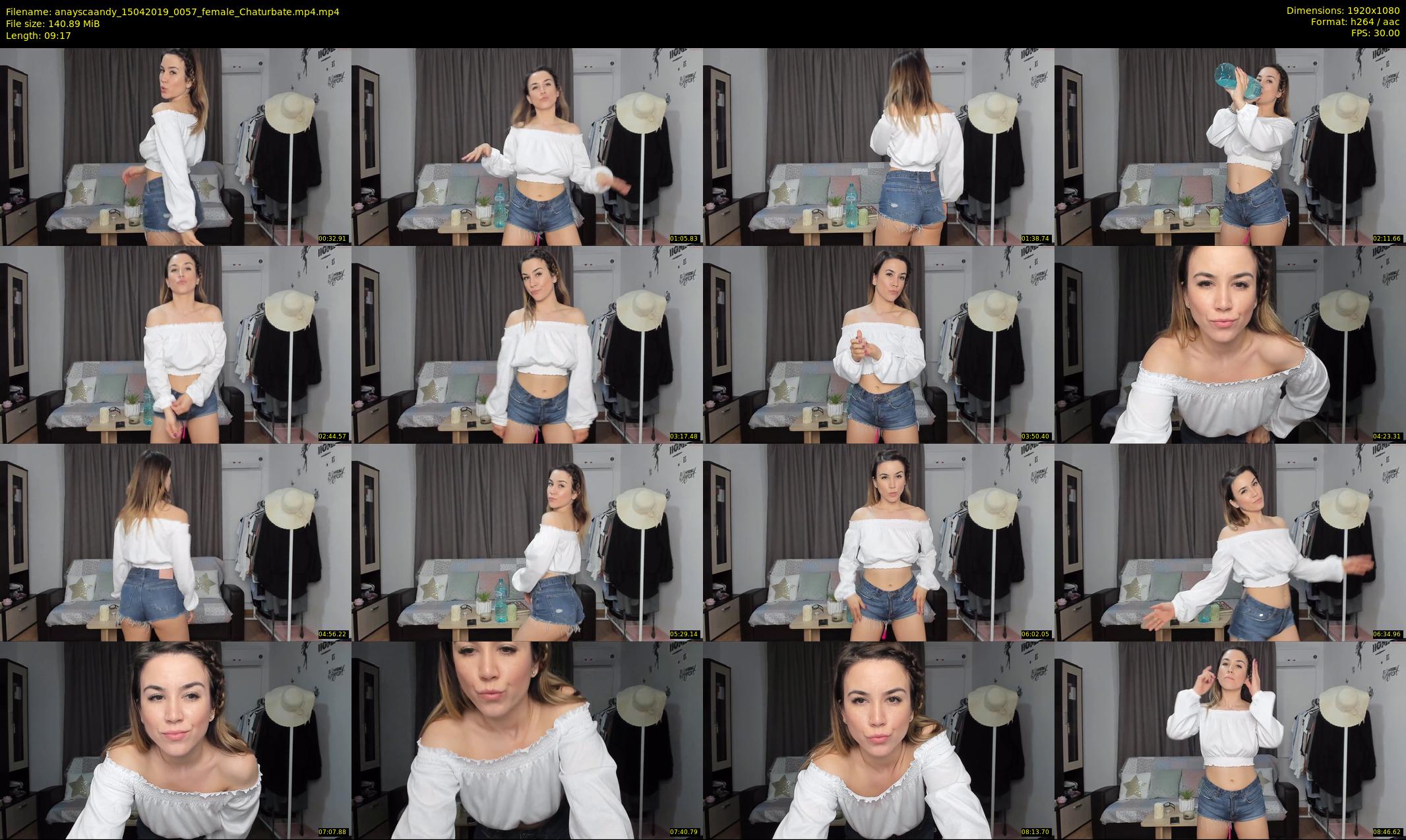anayscaandy — 10 minute Chaturbate female cam show recording, 1080p, Apr 15, 2019